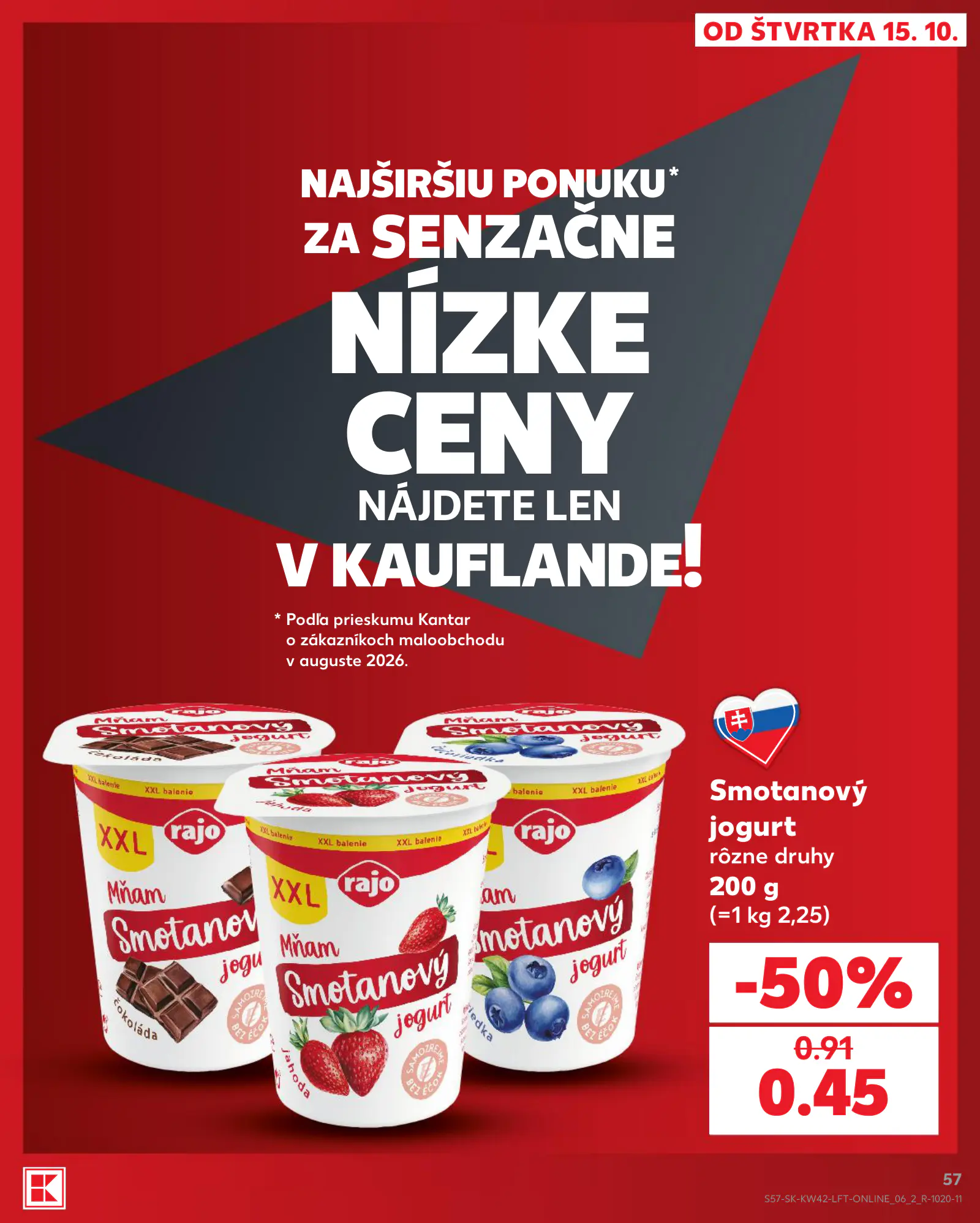 Kaufland Szlovákia KDZ, 57. oldal (okt. 15–21.)