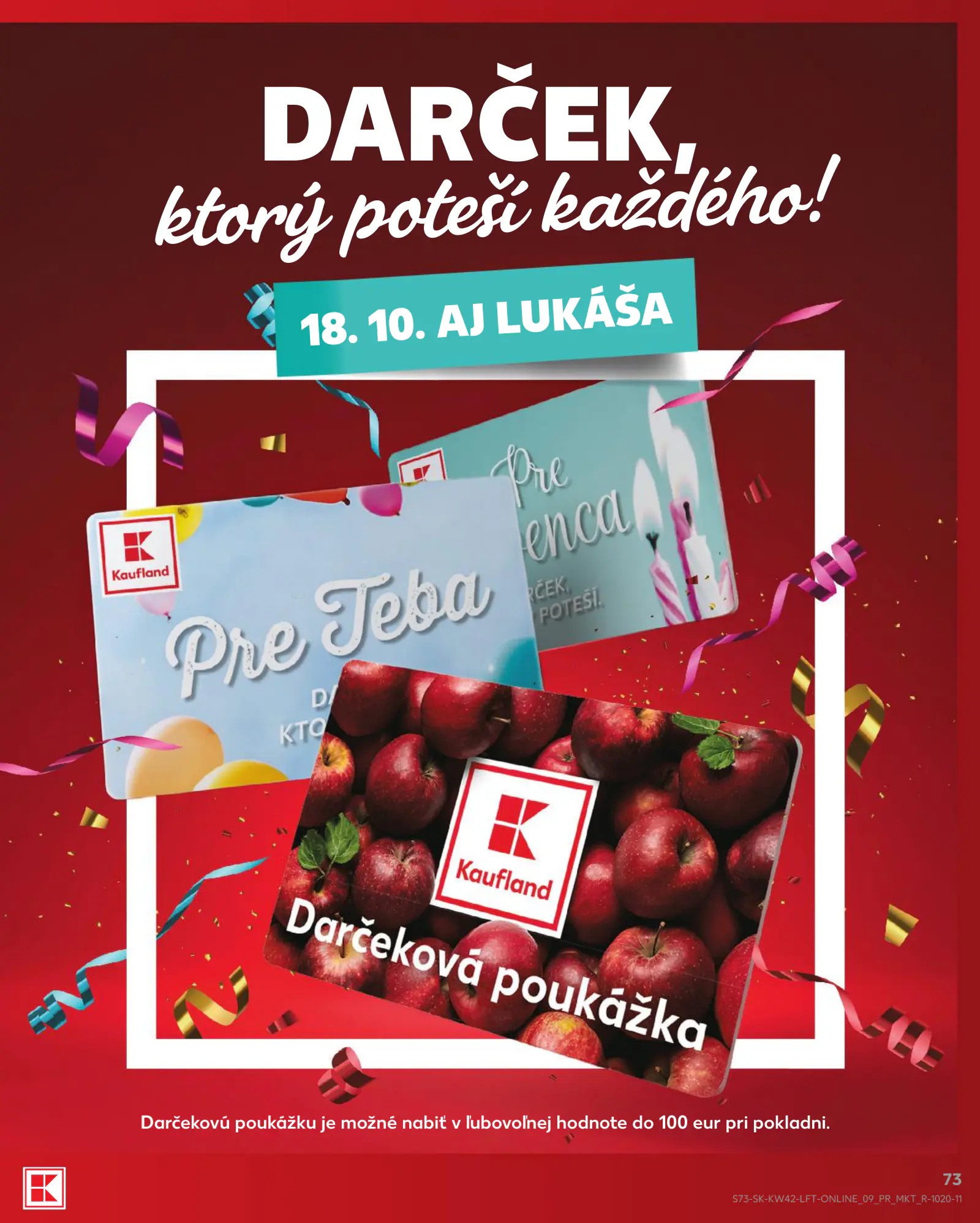 Kaufland Szlovákia KDZ, 73. oldal (okt. 15–21.)