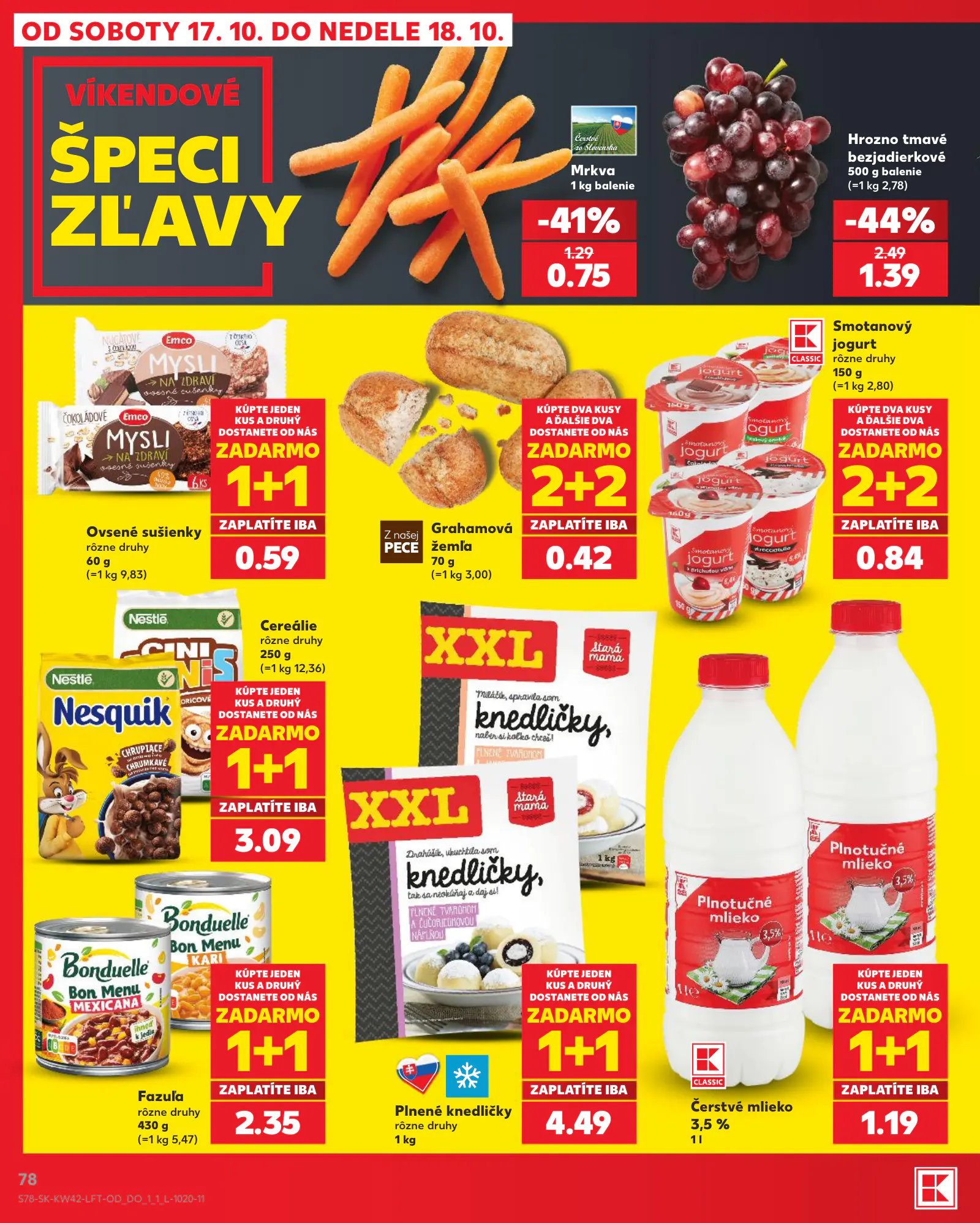 Kaufland Szlovákia KDZ, 78. oldal (okt. 15–21.)