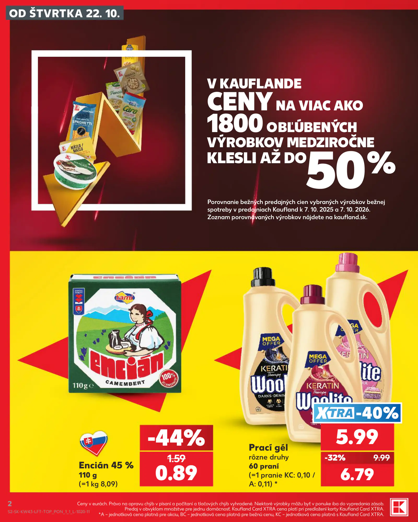 Kaufland Szlovákia KDZ, 2. oldal (okt. 22–28.)