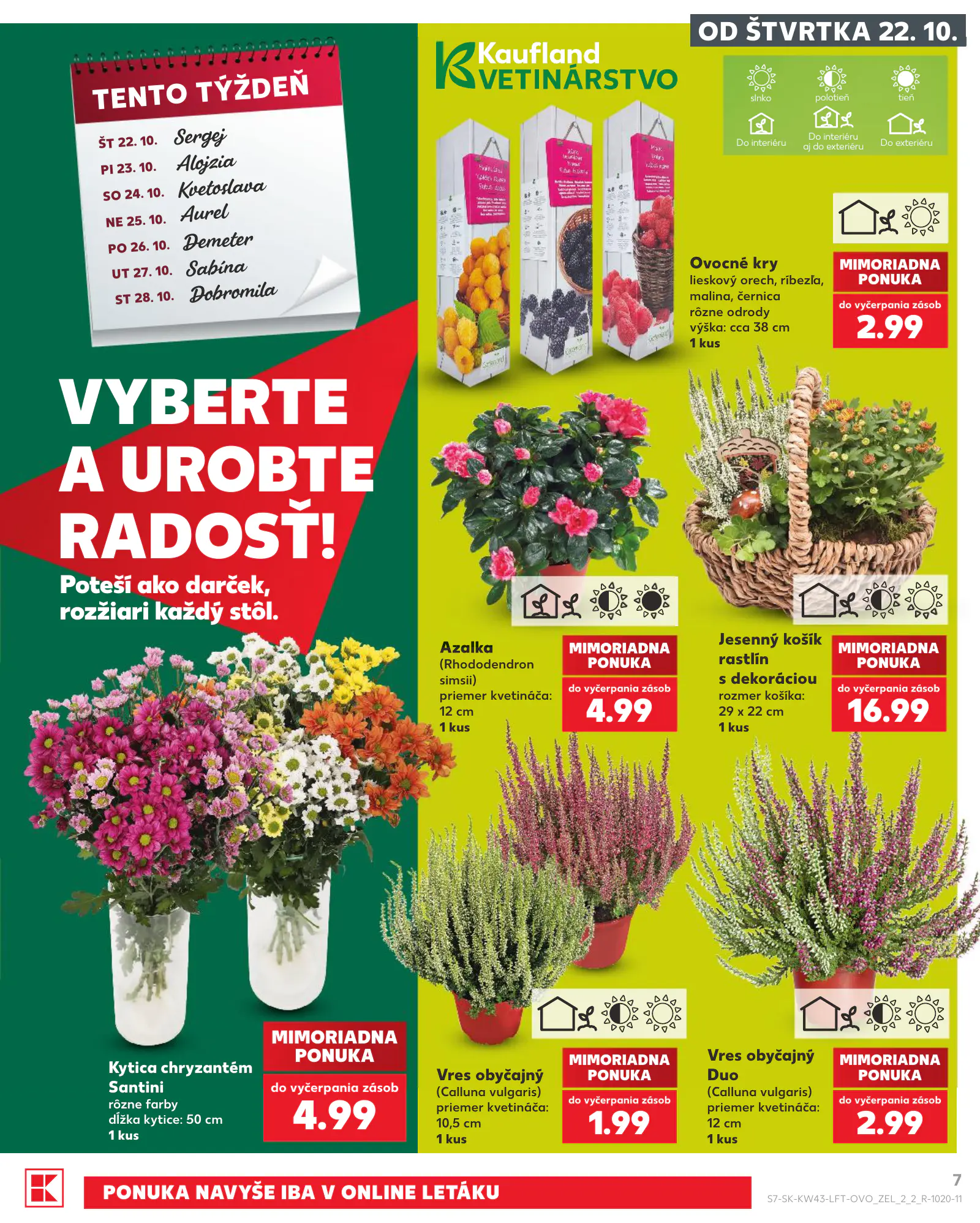 Kaufland Szlovákia KDZ, 7. oldal (okt. 22–28.)