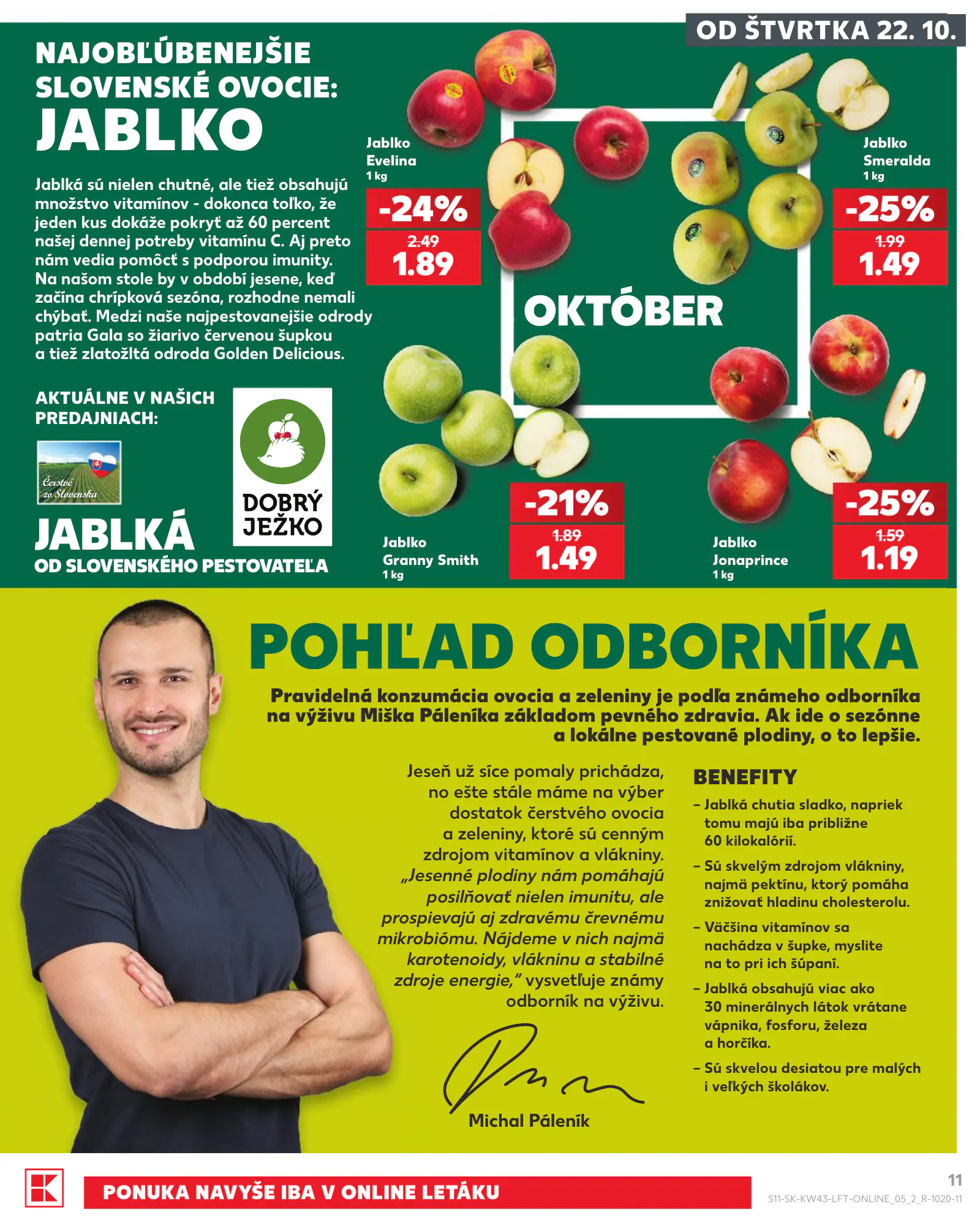 Kaufland Szlovákia KDZ, 11. oldal (okt. 22–28.)