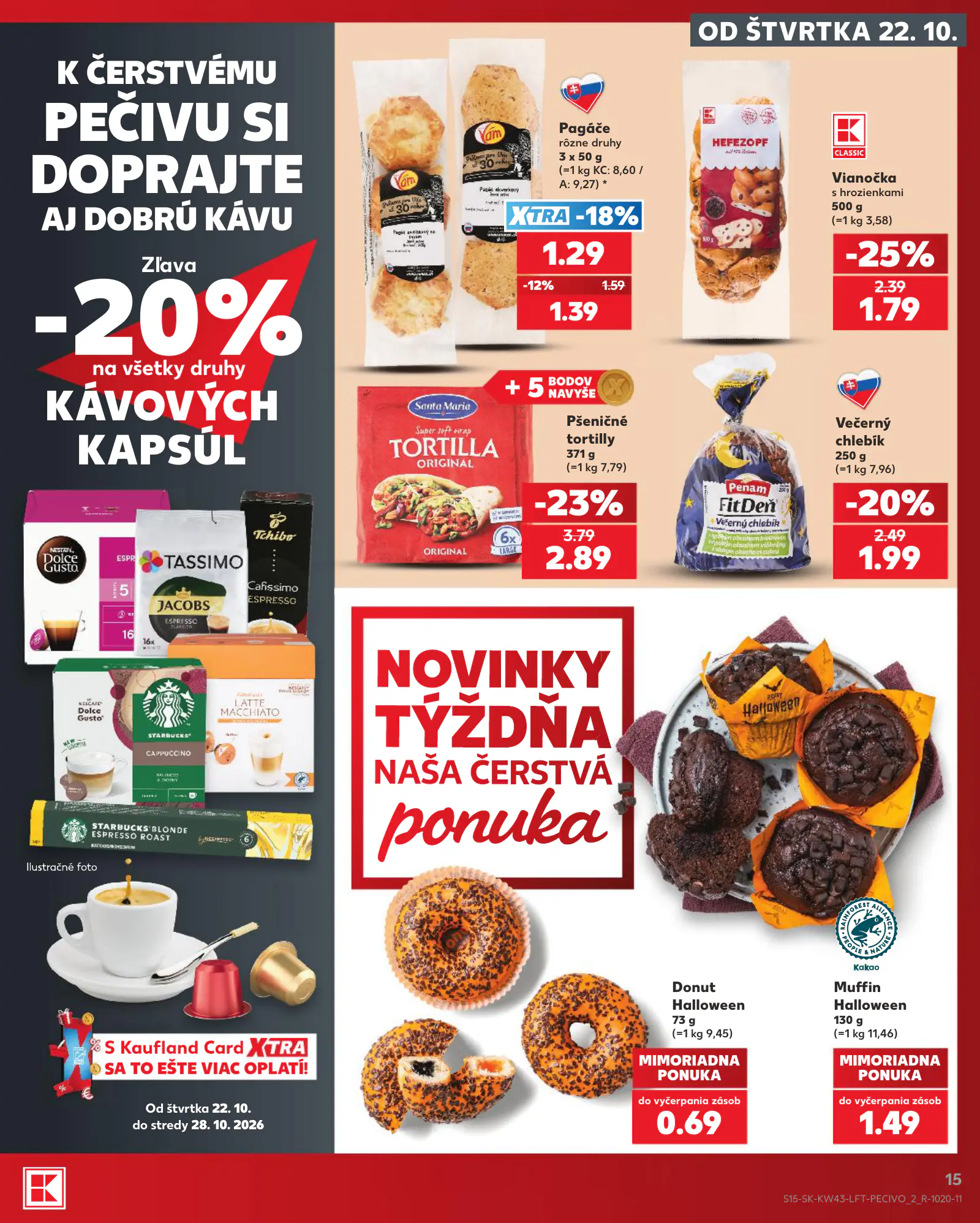 Kaufland Szlovákia KDZ, 15. oldal (okt. 22–28.)
