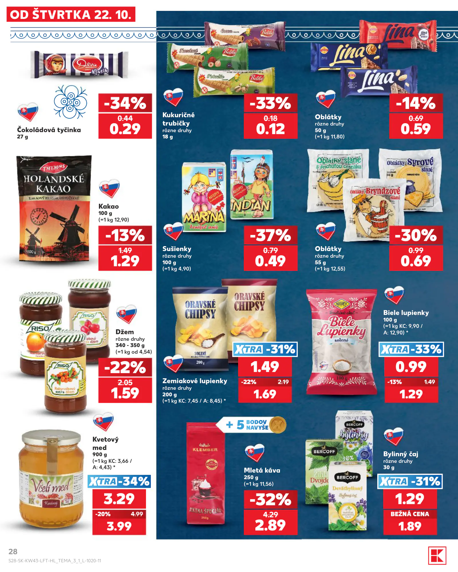 Kaufland Szlovákia KDZ, 28. oldal (okt. 22–28.)