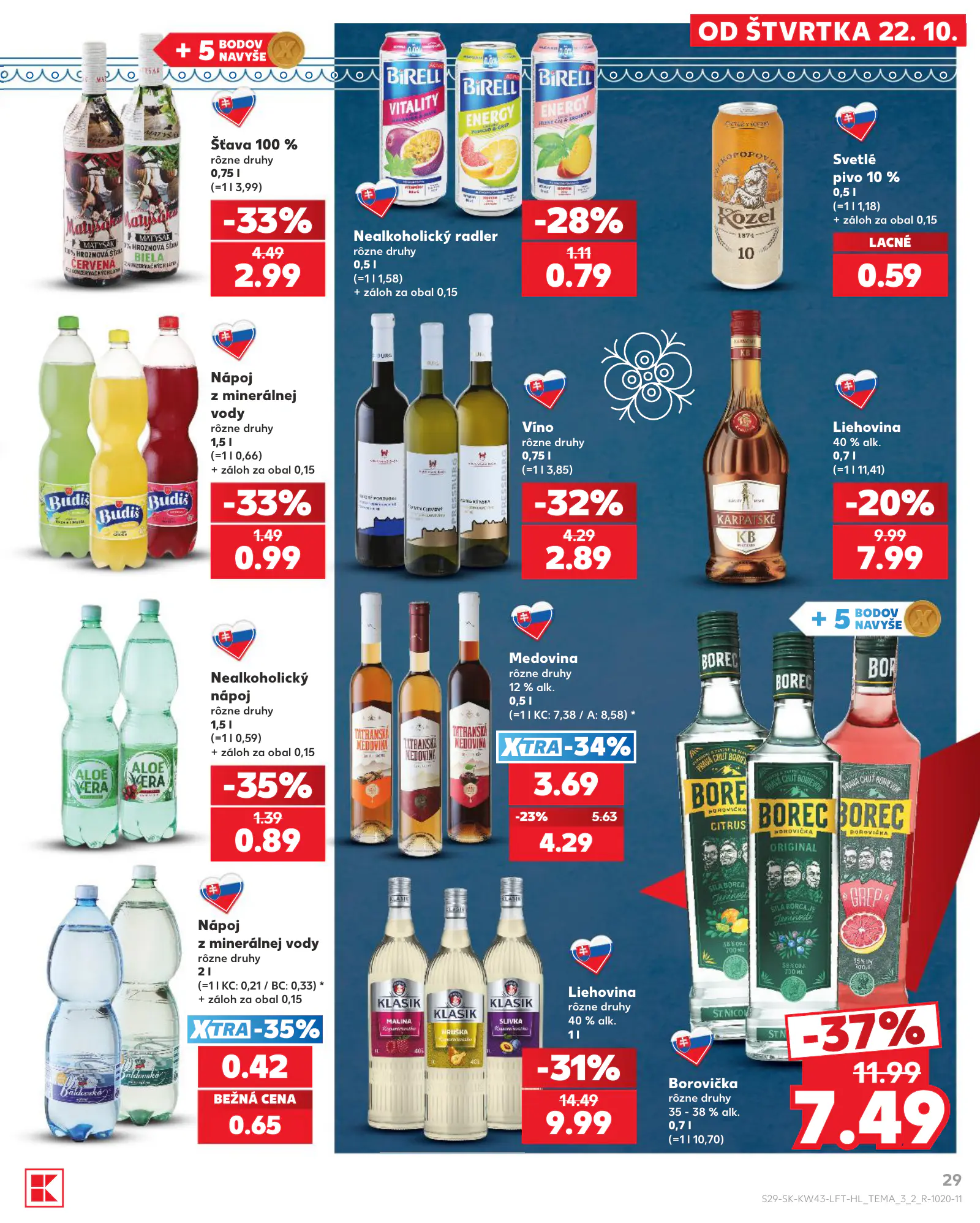 Kaufland Szlovákia KDZ, 29. oldal (okt. 22–28.)
