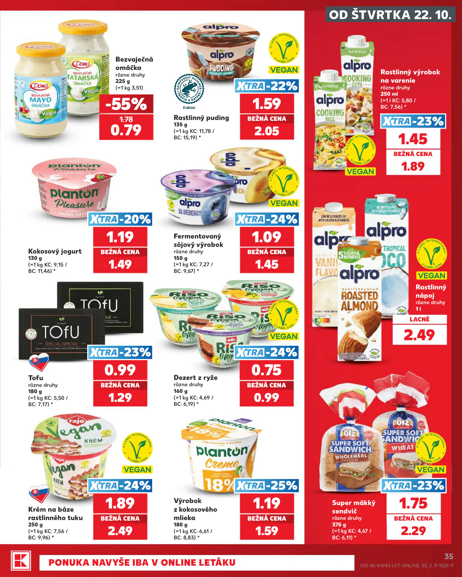Kaufland Szlovákia KDZ, 35. oldal (okt. 22–28.)