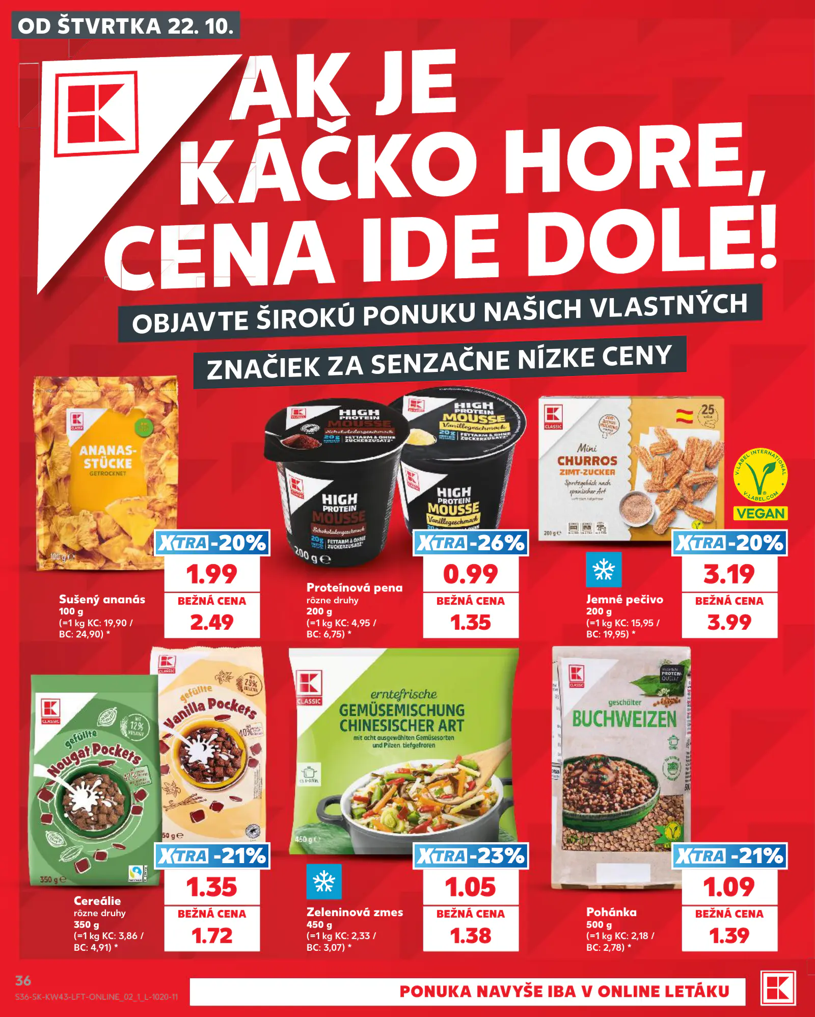 Kaufland Szlovákia KDZ, 36. oldal (okt. 22–28.)