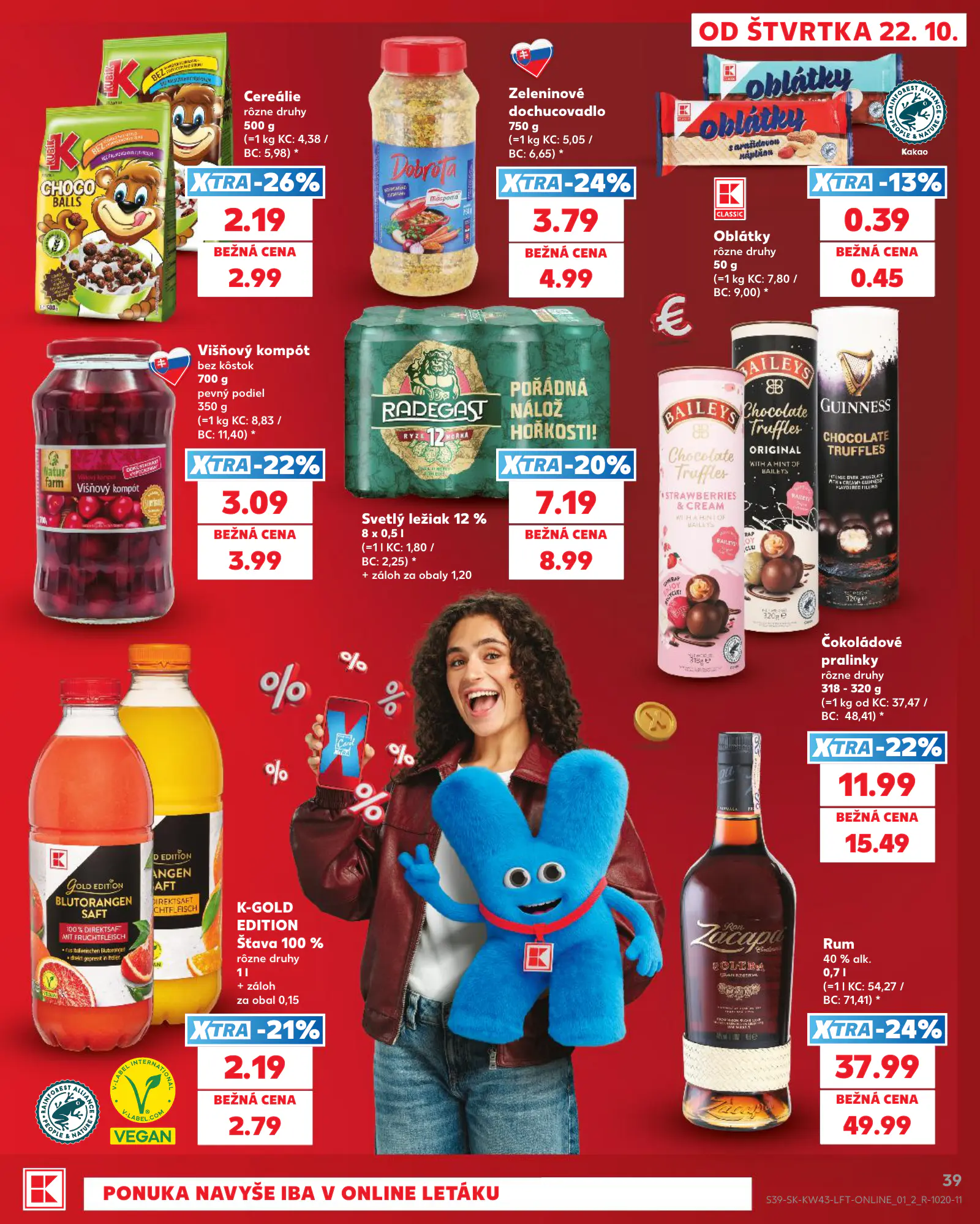Kaufland Szlovákia KDZ, 39. oldal (okt. 22–28.)