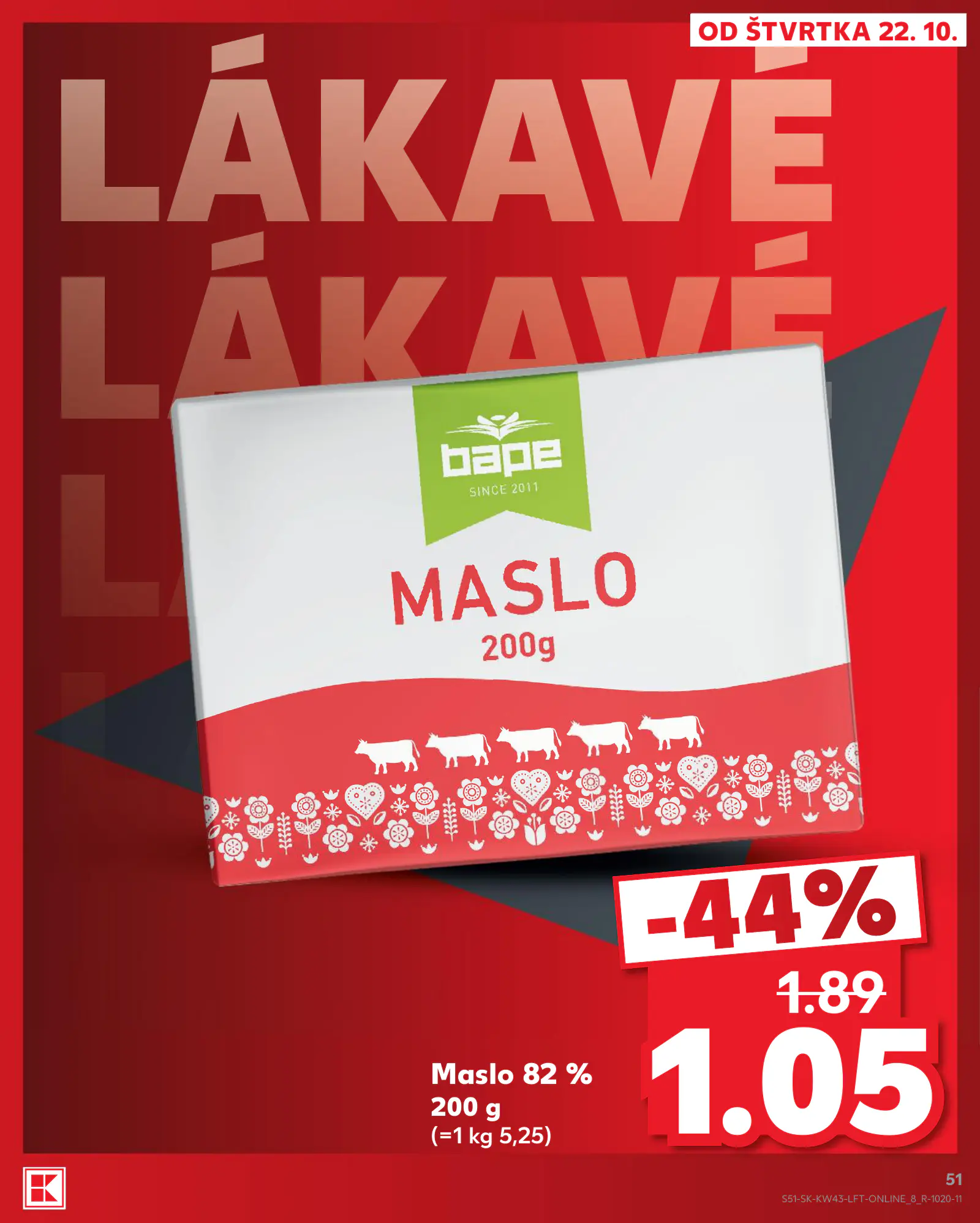 Kaufland Szlovákia KDZ, 51. oldal (okt. 22–28.)