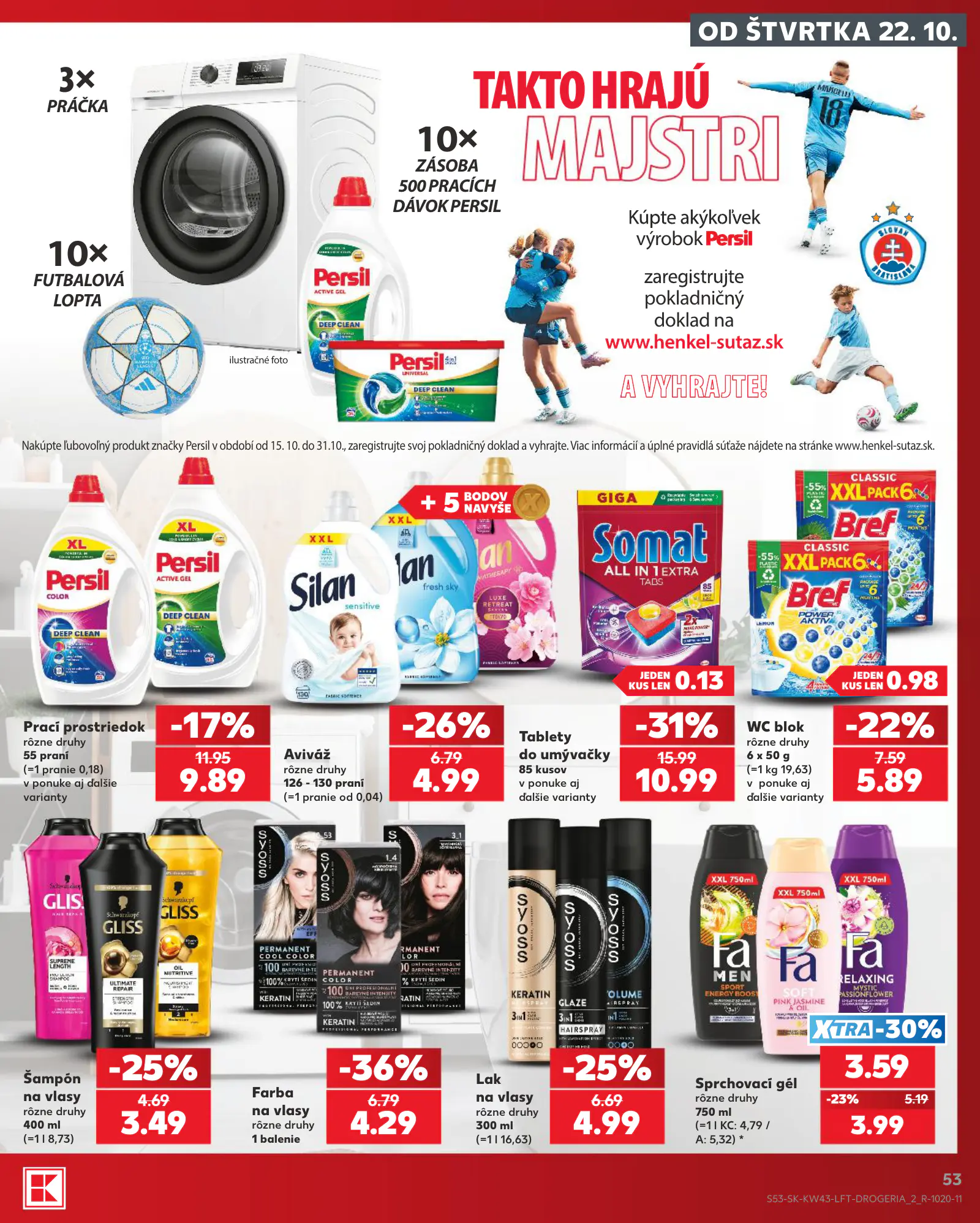Kaufland Szlovákia KDZ, 53. oldal (okt. 22–28.)