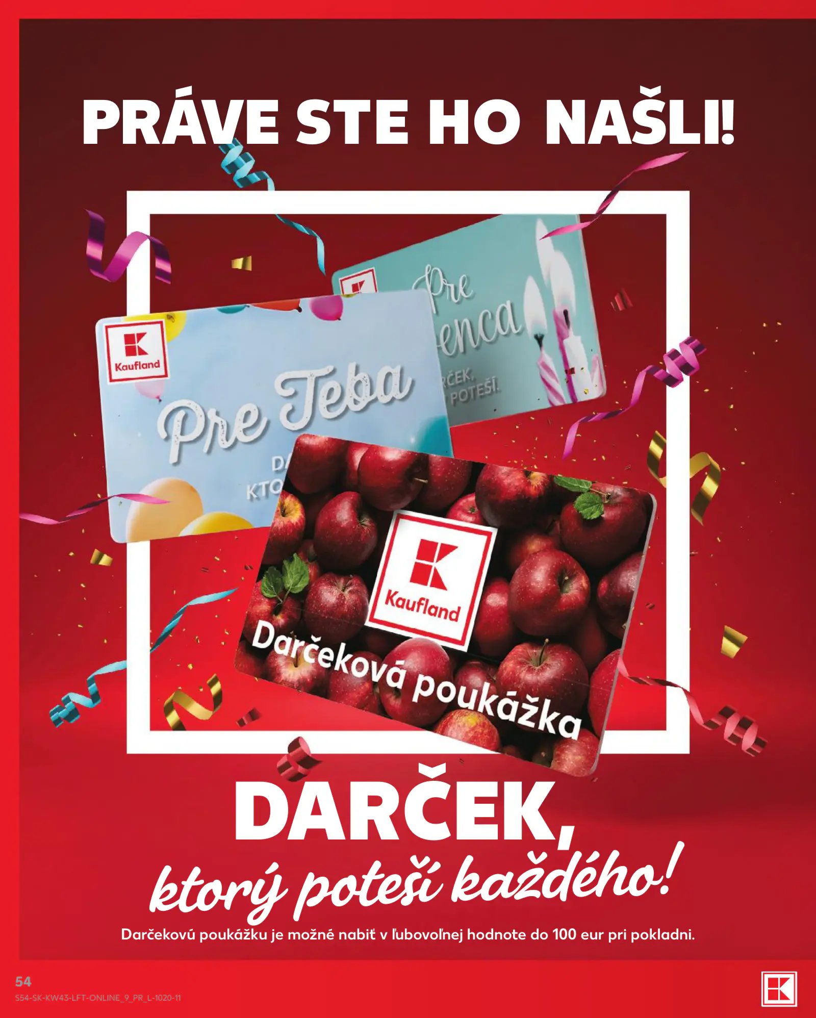 Kaufland Szlovákia KDZ, 54. oldal (okt. 22–28.)