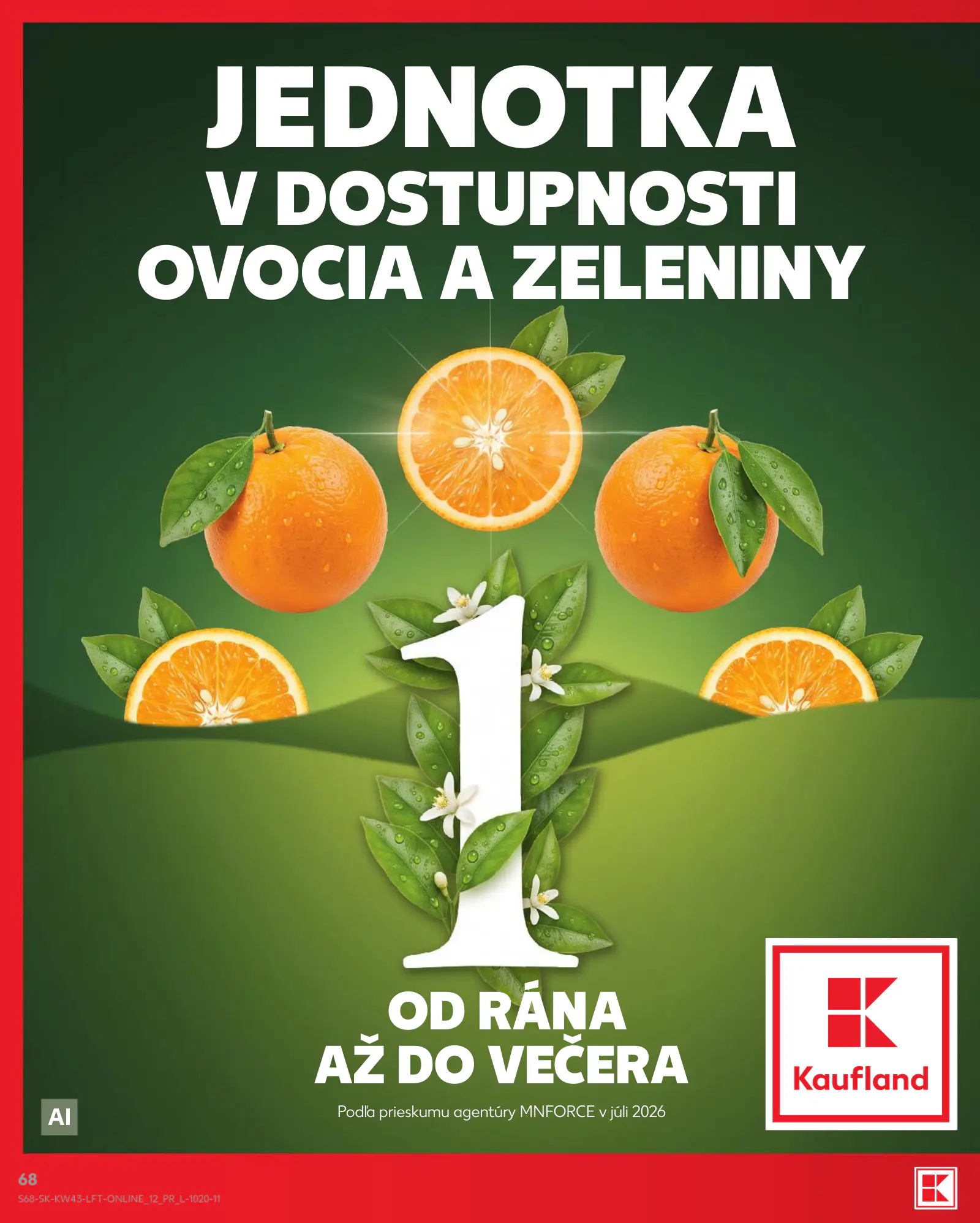 Kaufland Szlovákia KDZ, 68. oldal (okt. 22–28.)
