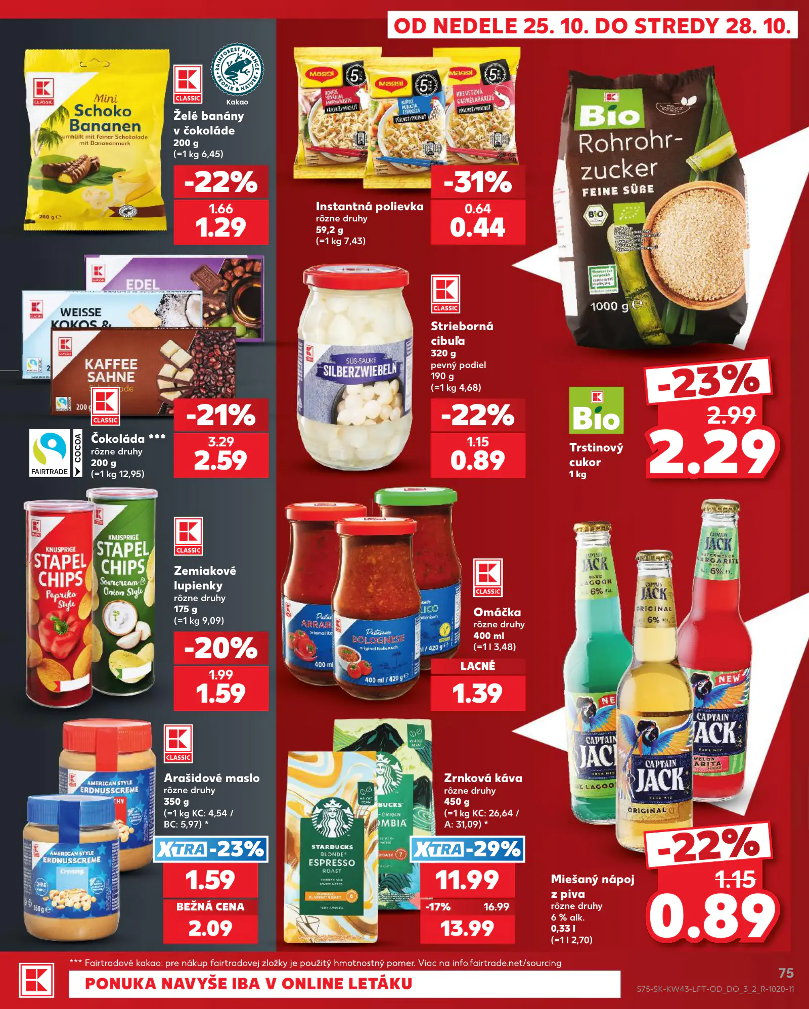 Kaufland Szlovákia KDZ, 75. oldal (okt. 22–28.)