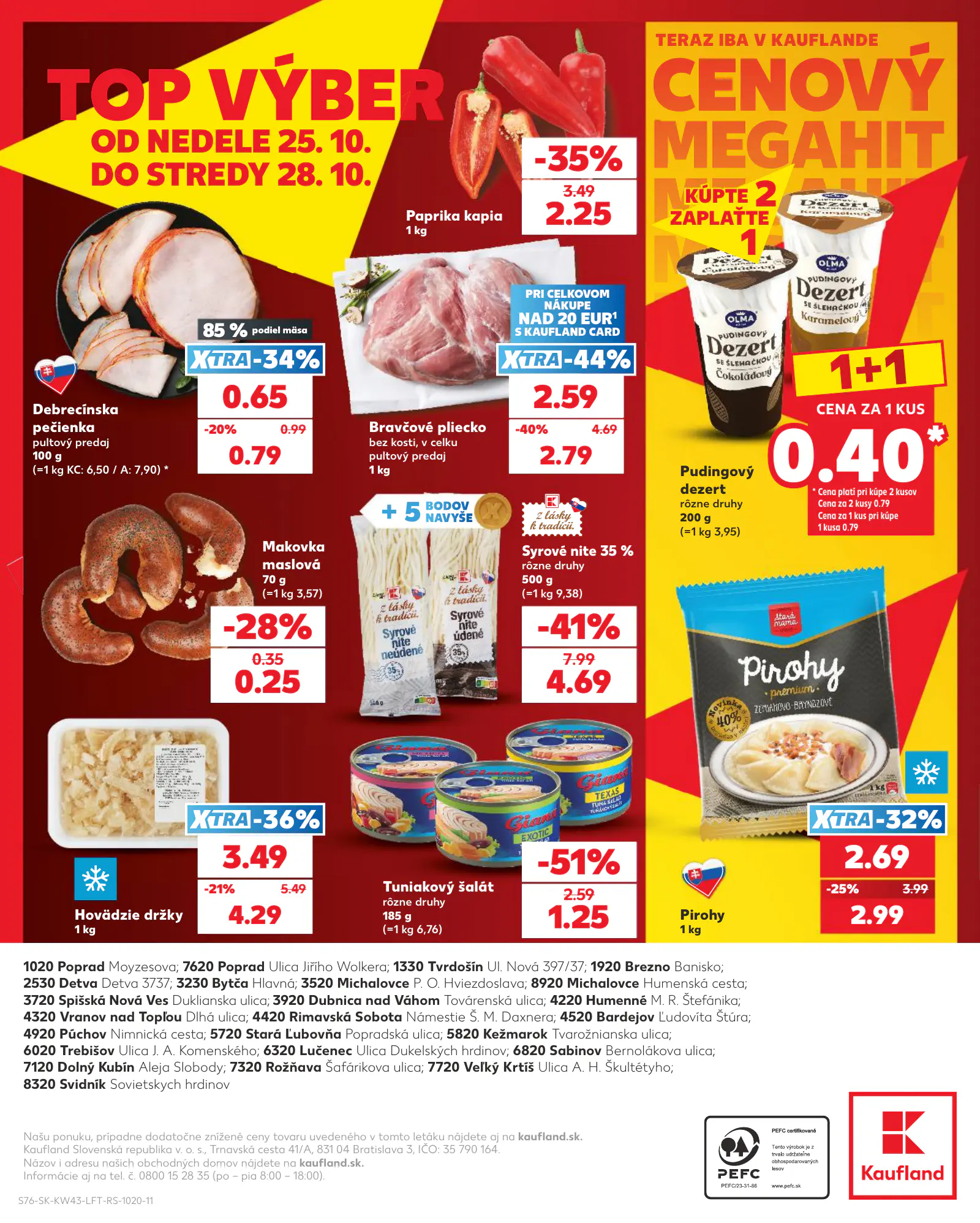 Kaufland Szlovákia KDZ, 76. oldal (okt. 22–28.)