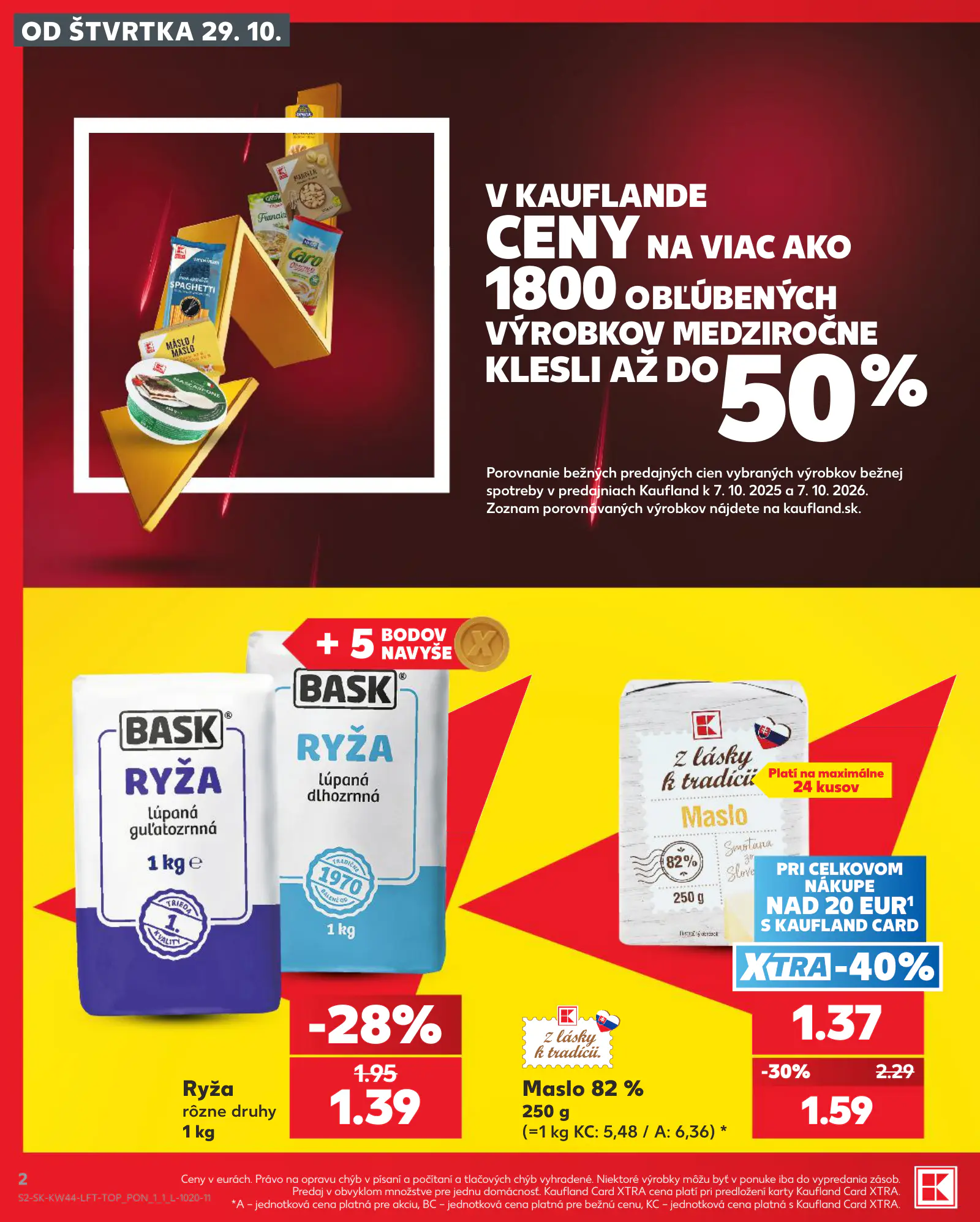 Kaufland Szlovákia KDZ, 2. oldal (okt. 29. – nov. 4.)