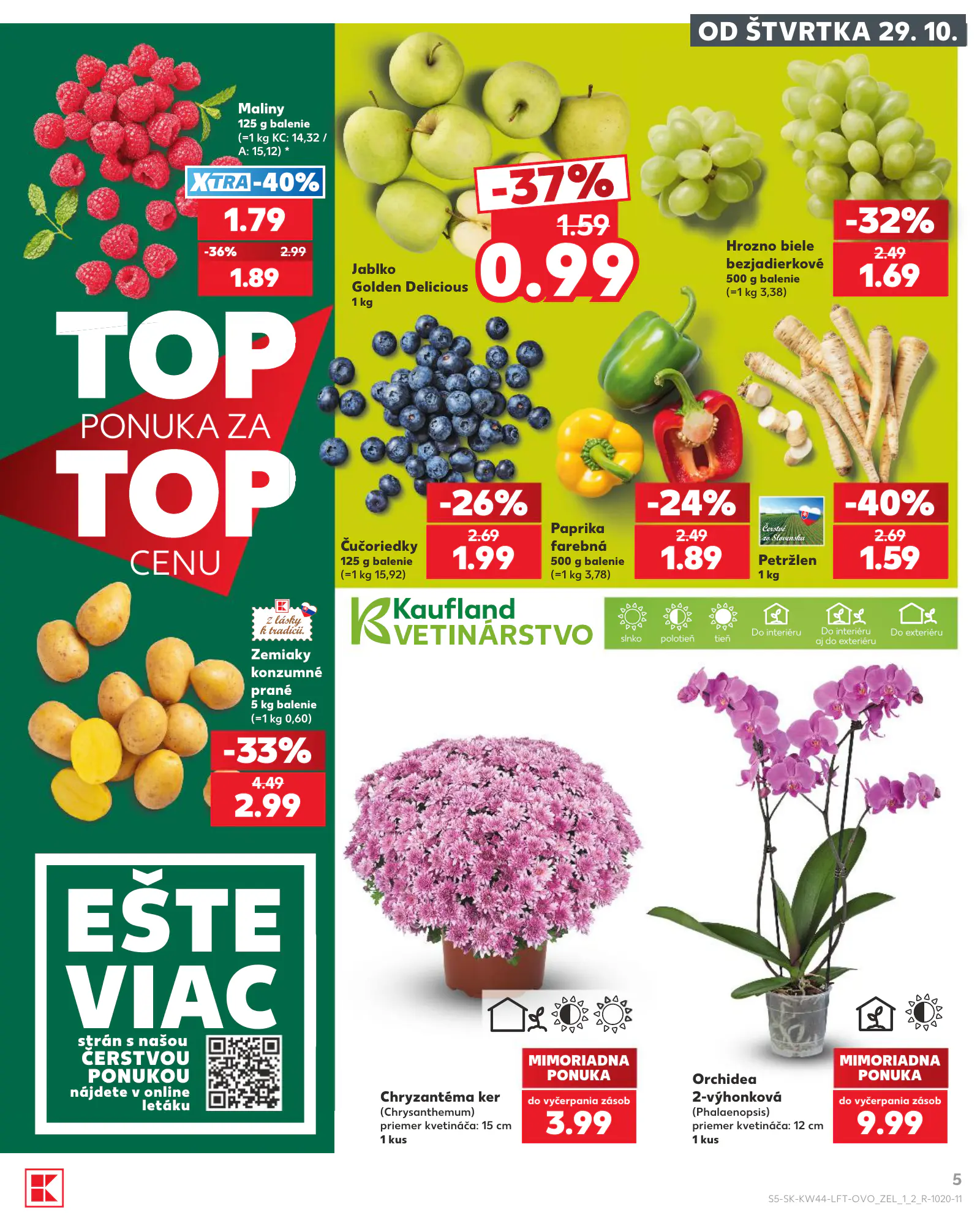 Kaufland Szlovákia KDZ, 5. oldal (okt. 29. – nov. 4.)