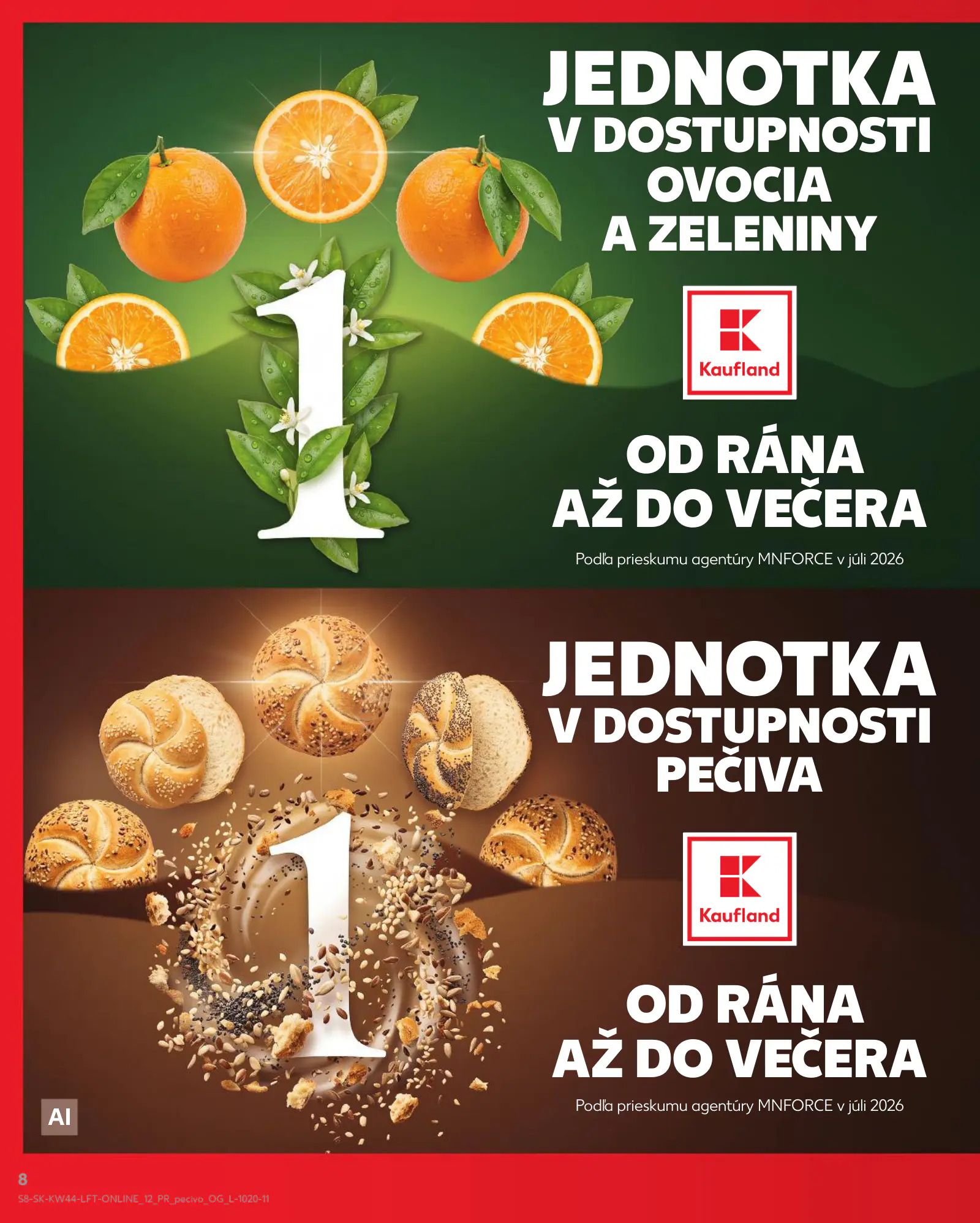 Kaufland Szlovákia KDZ, 8. oldal (okt. 29. – nov. 4.)