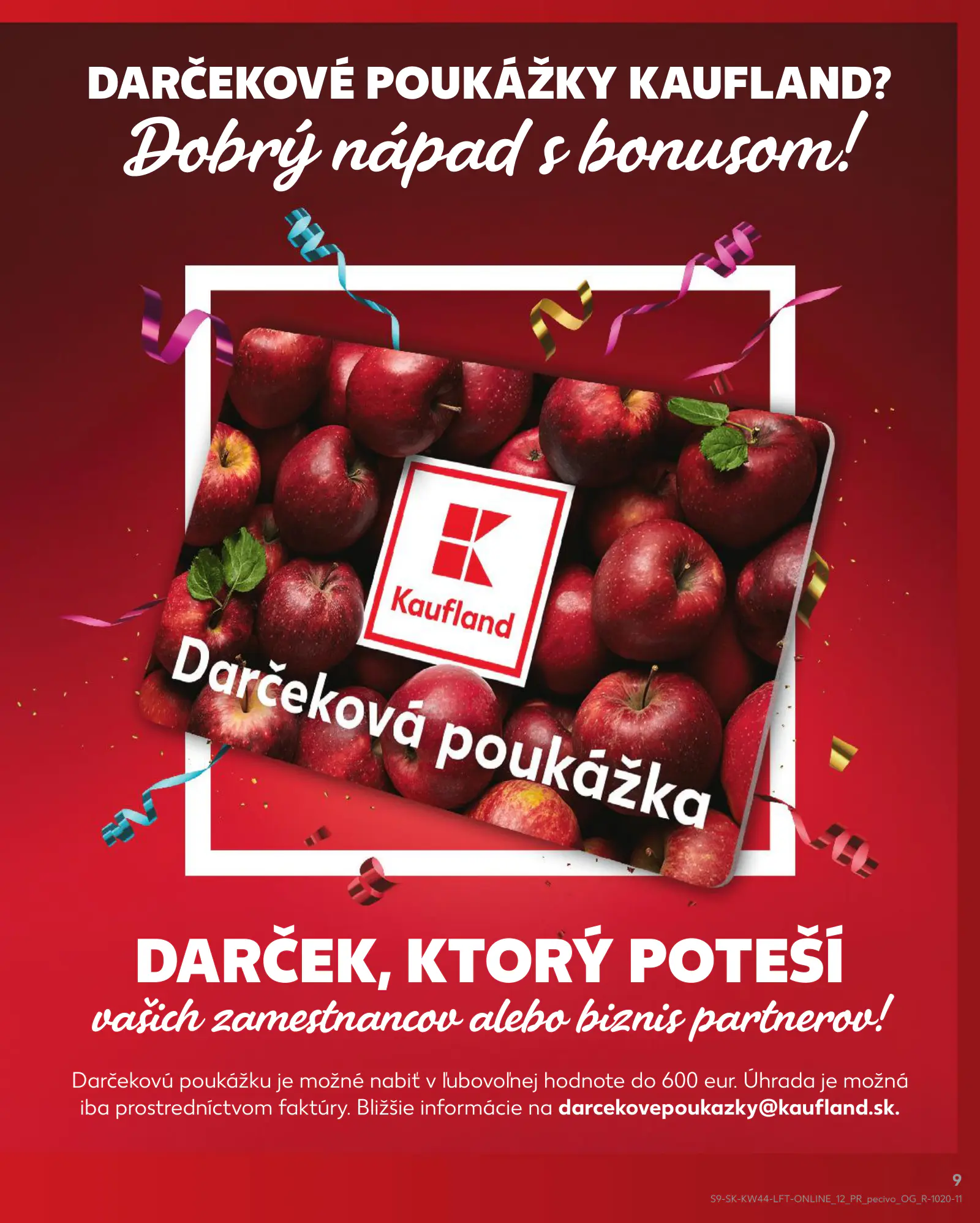 Kaufland Szlovákia KDZ, 9. oldal (okt. 29. – nov. 4.)