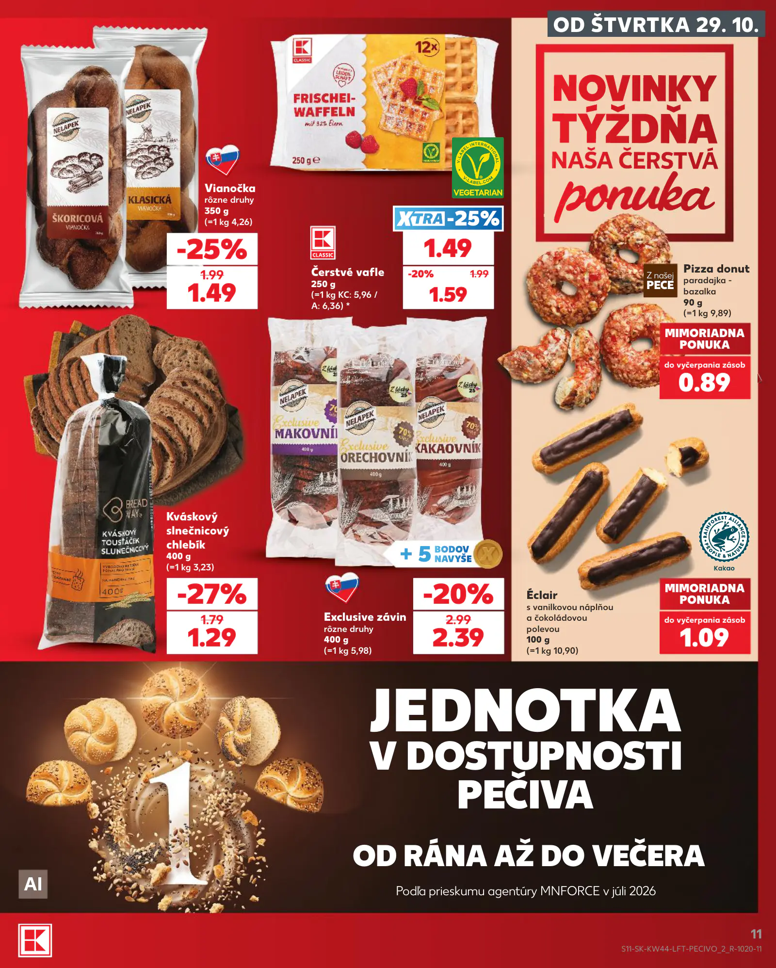 Kaufland Szlovákia KDZ, 11. oldal (okt. 29. – nov. 4.)