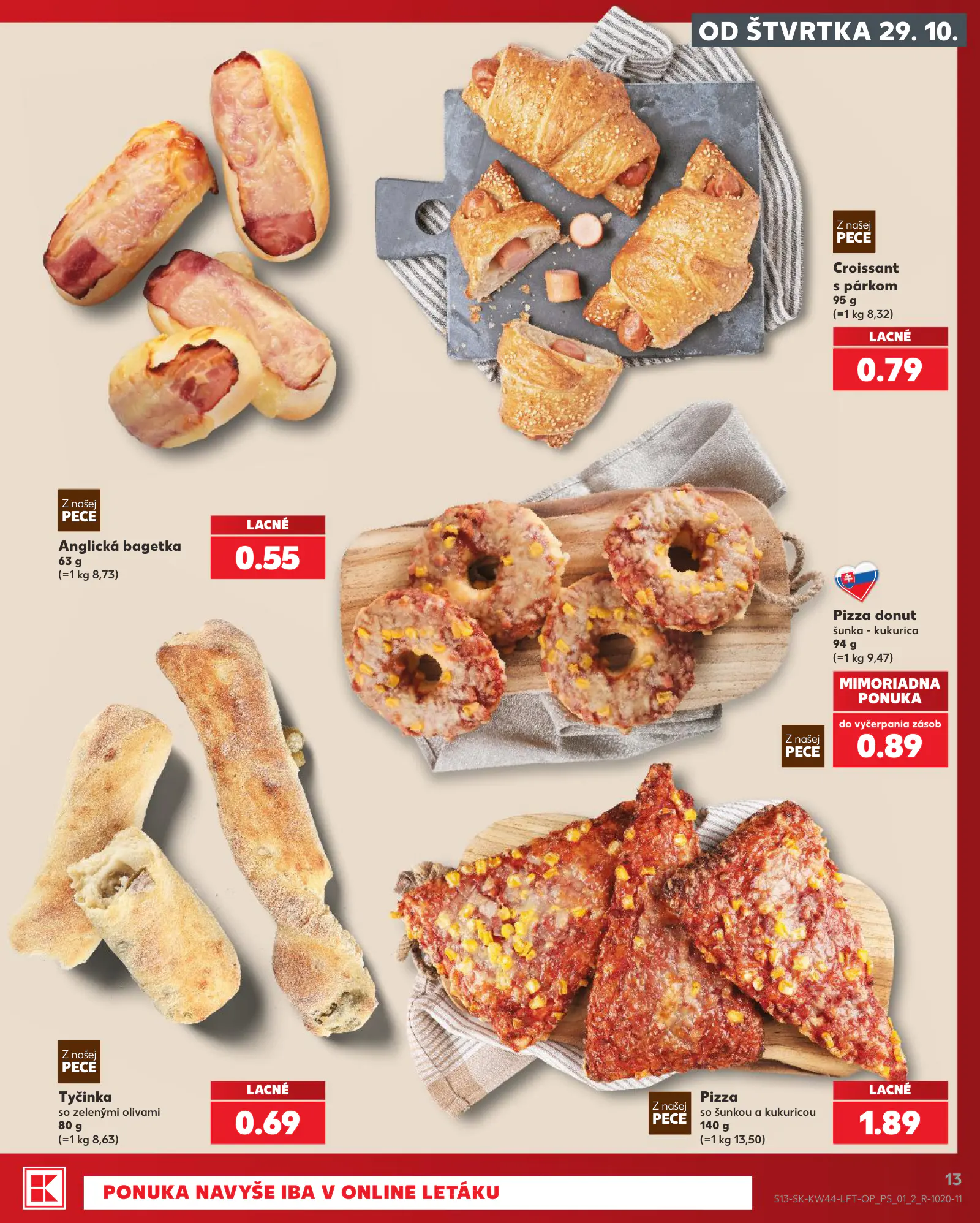 Kaufland Szlovákia KDZ, 13. oldal (okt. 29. – nov. 4.)