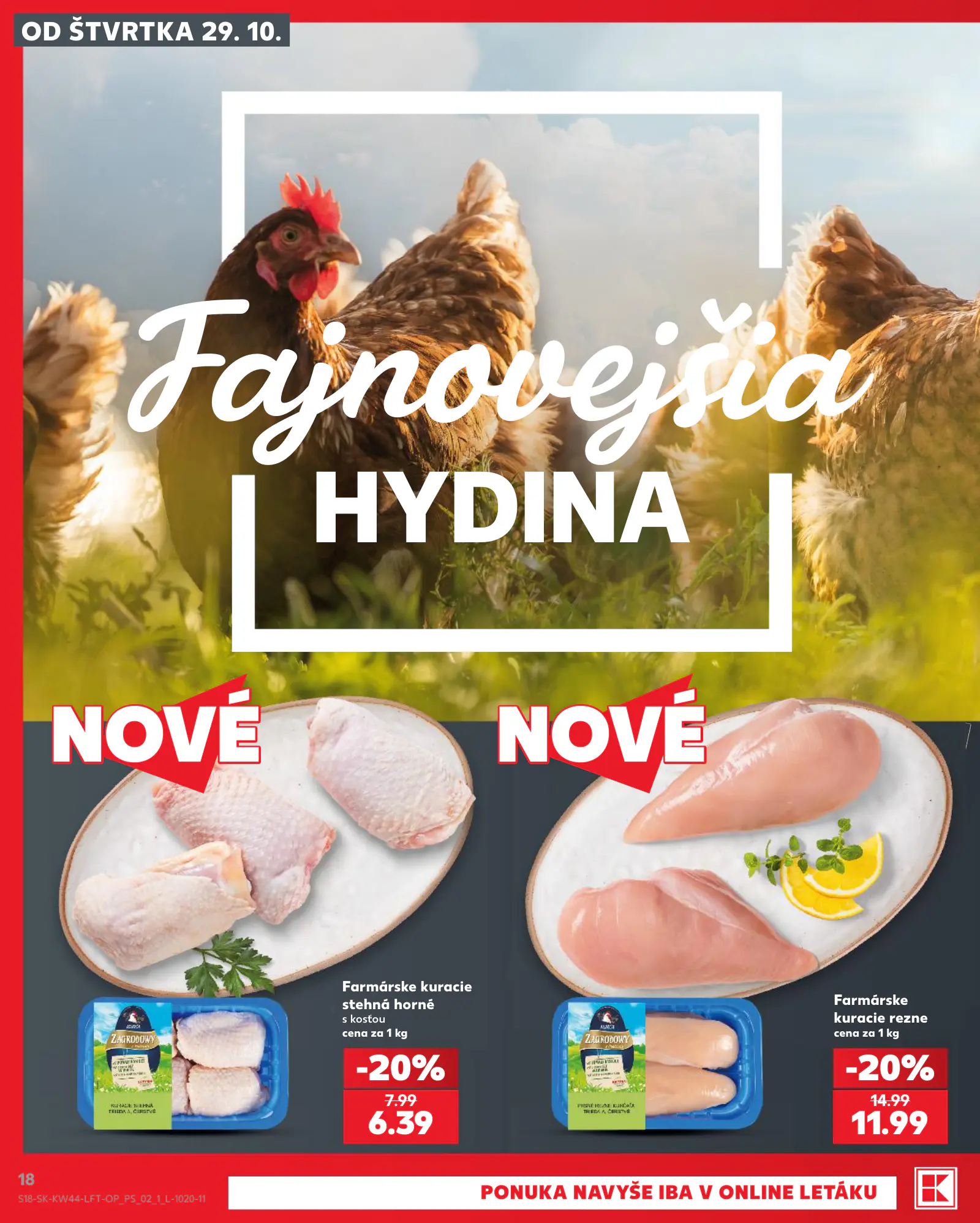 Kaufland Szlovákia KDZ, 18. oldal (okt. 29. – nov. 4.)