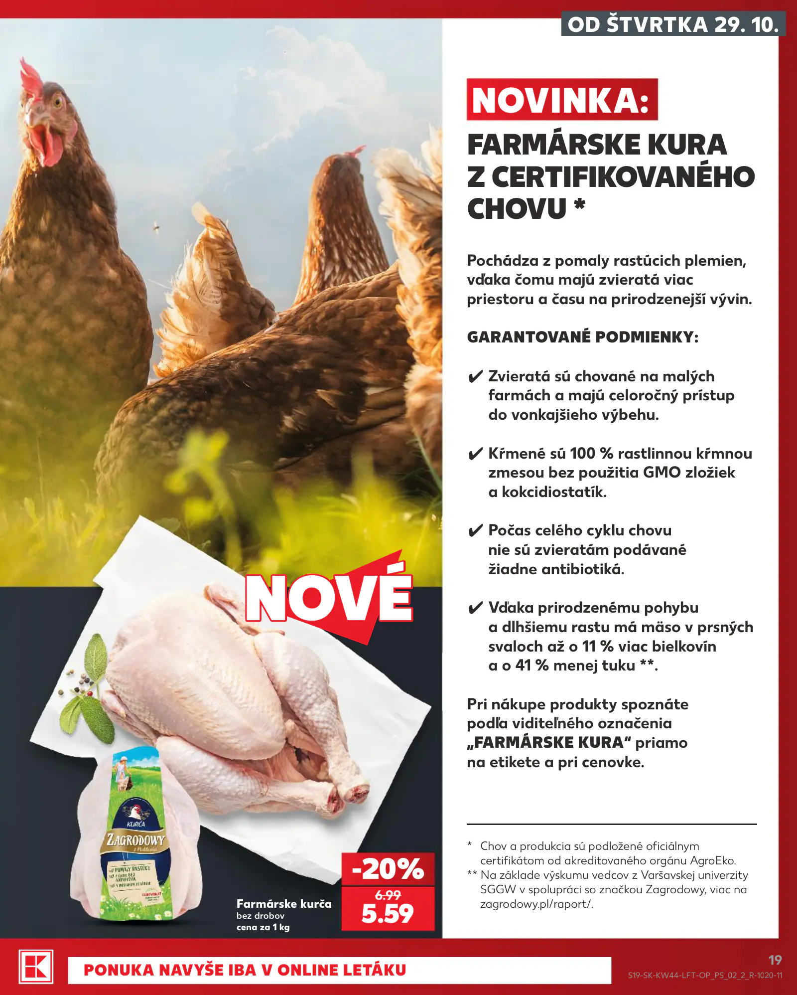 Kaufland Szlovákia KDZ, 19. oldal (okt. 29. – nov. 4.)