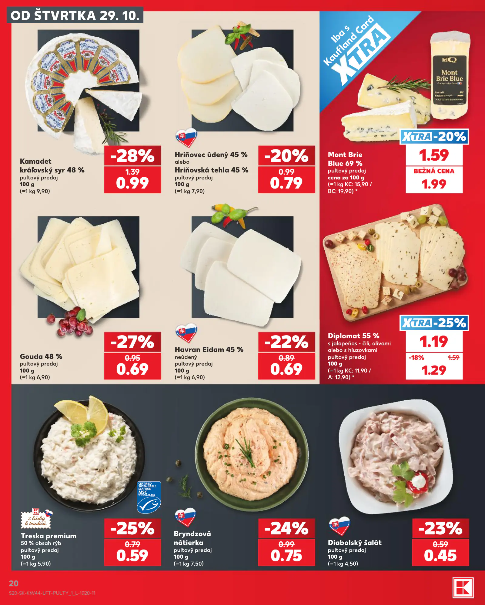 Kaufland Szlovákia KDZ, 20. oldal (okt. 29. – nov. 4.)