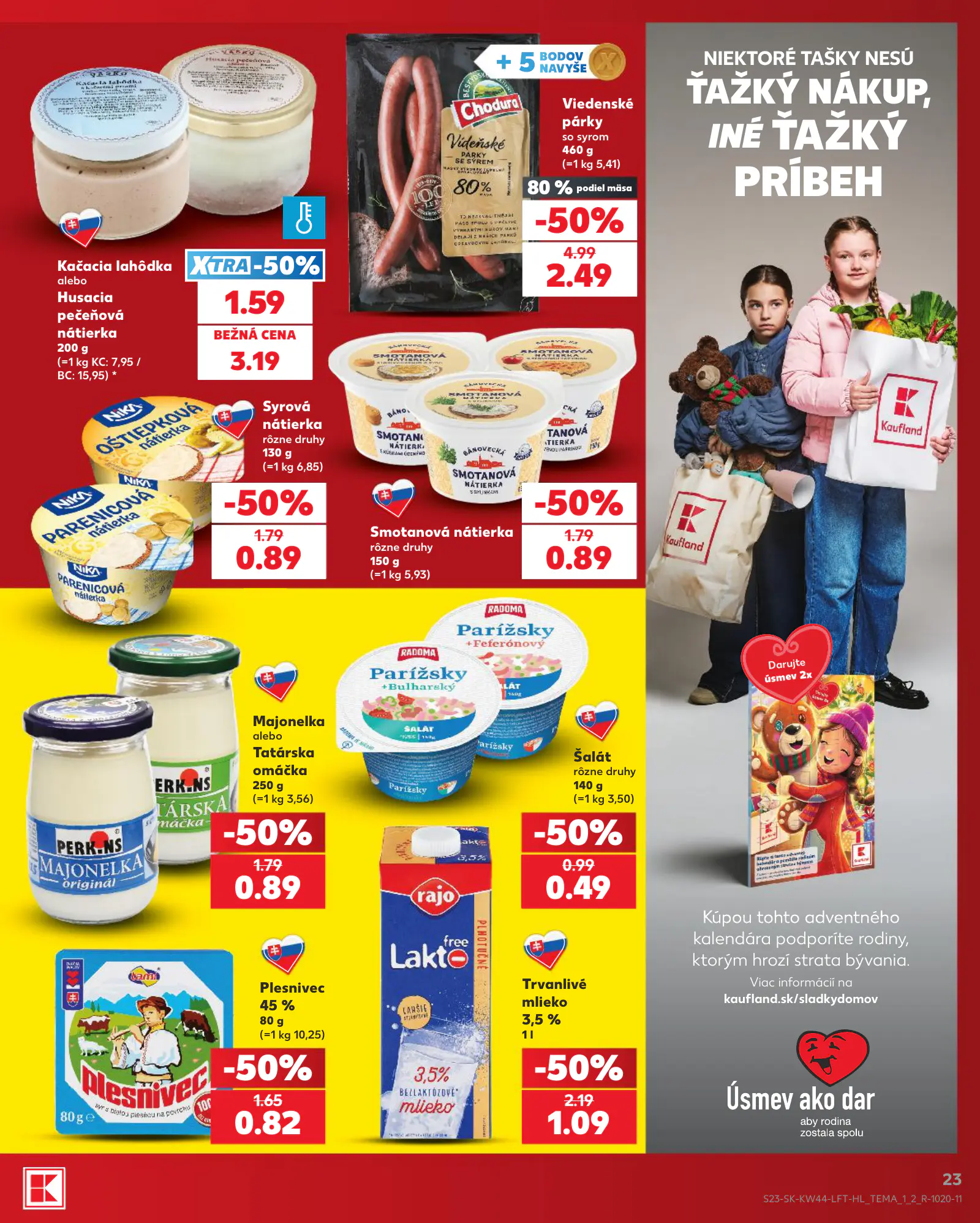 Kaufland Szlovákia KDZ, 23. oldal (okt. 29. – nov. 4.)