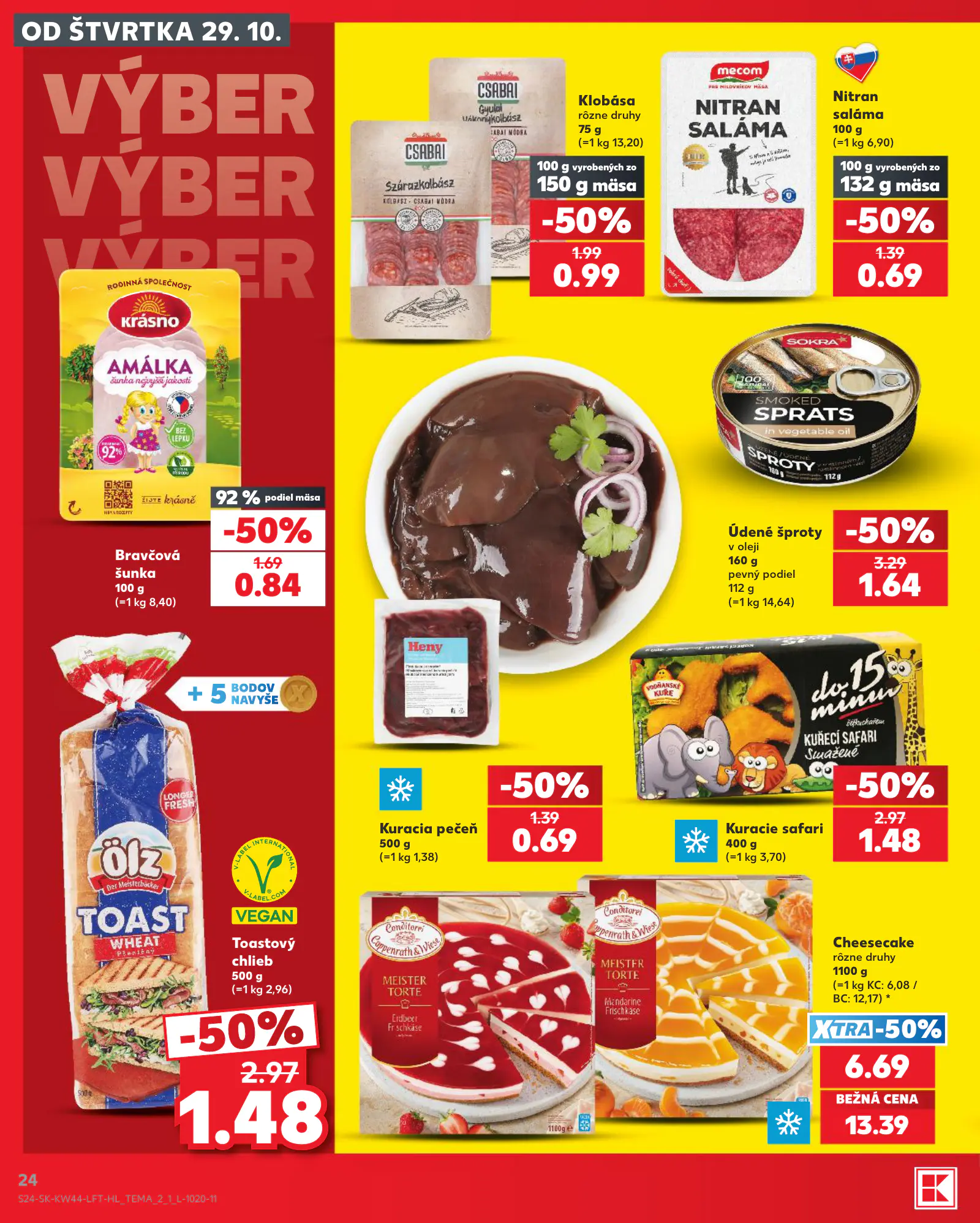 Kaufland Szlovákia KDZ, 24. oldal (okt. 29. – nov. 4.)