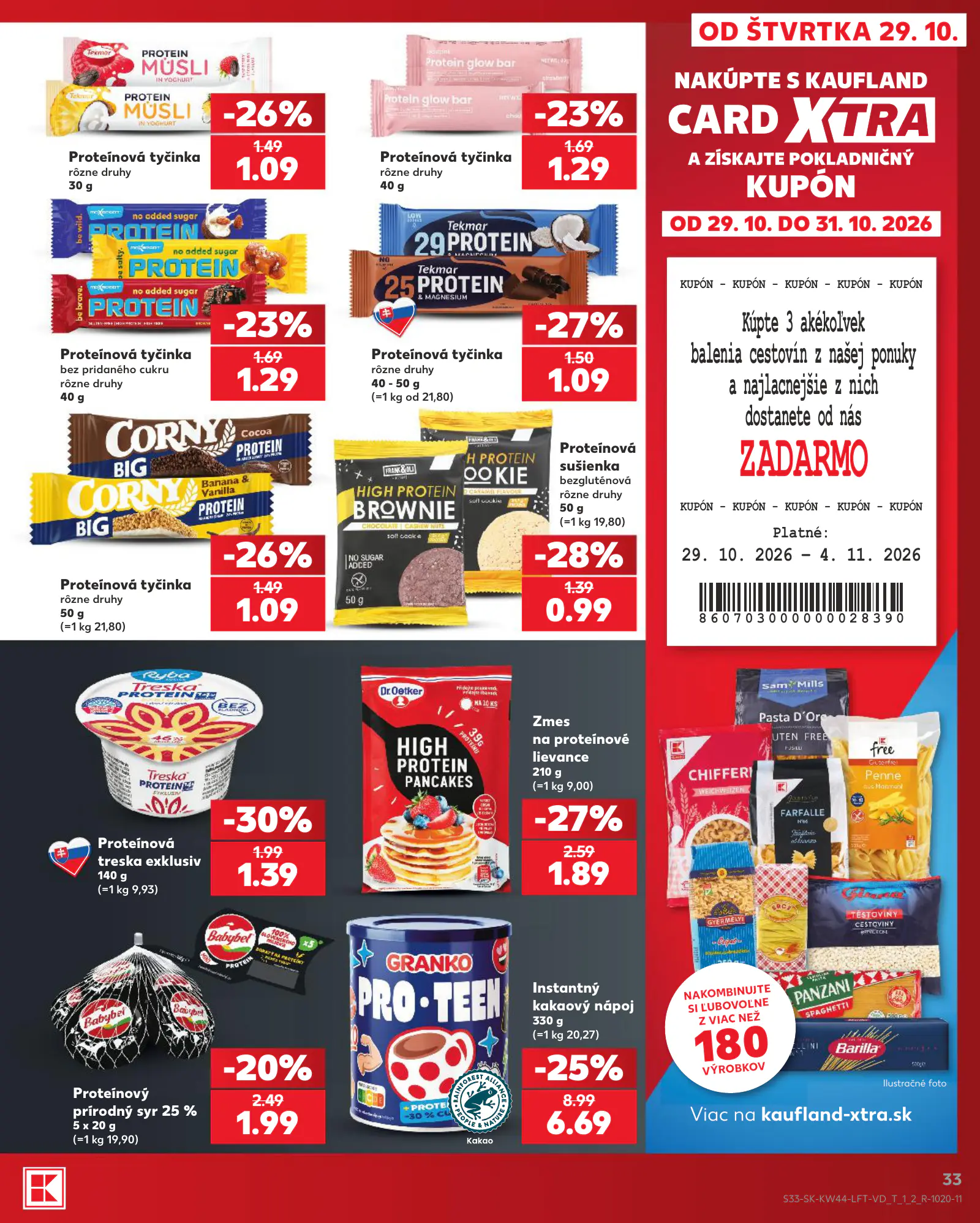 Kaufland Szlovákia KDZ, 33. oldal (okt. 29. – nov. 4.)