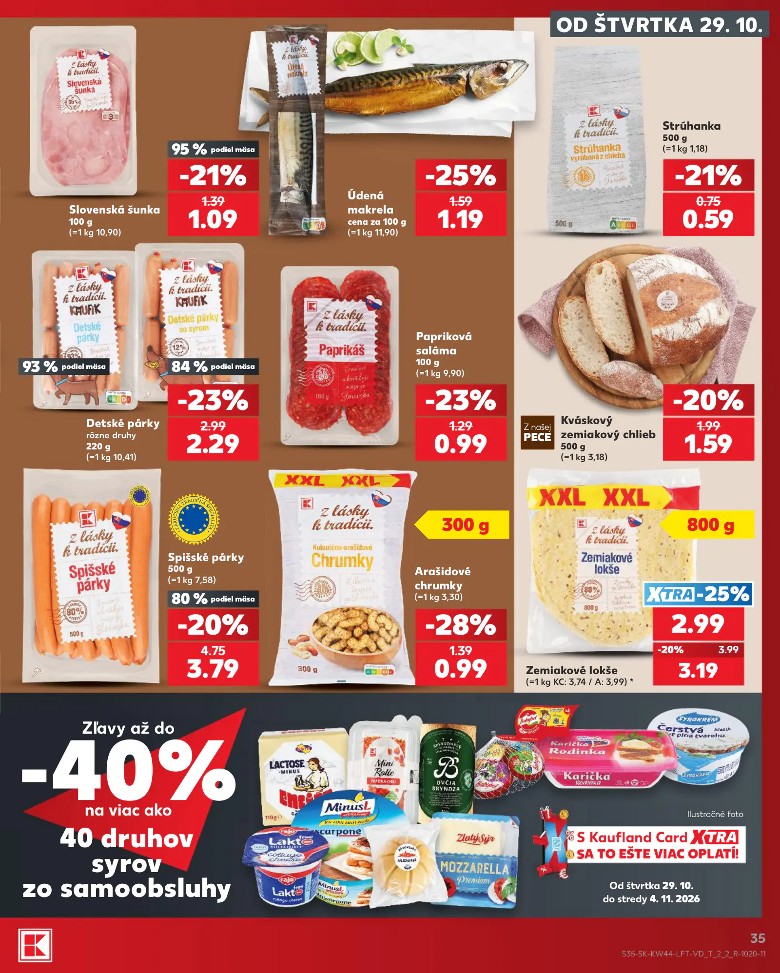 Kaufland Szlovákia KDZ, 35. oldal (okt. 29. – nov. 4.)