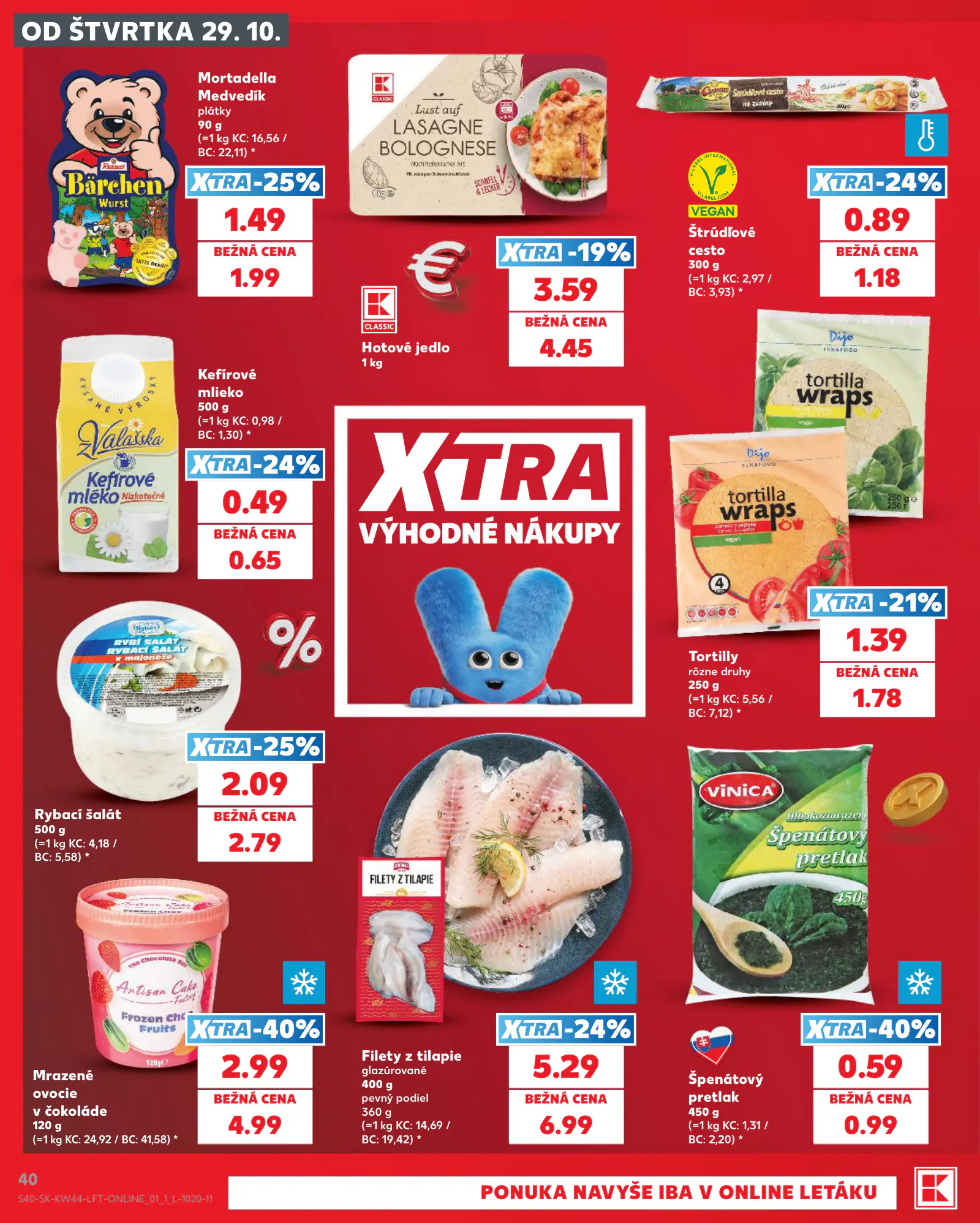 Kaufland Szlovákia KDZ, 40. oldal (okt. 29. – nov. 4.)