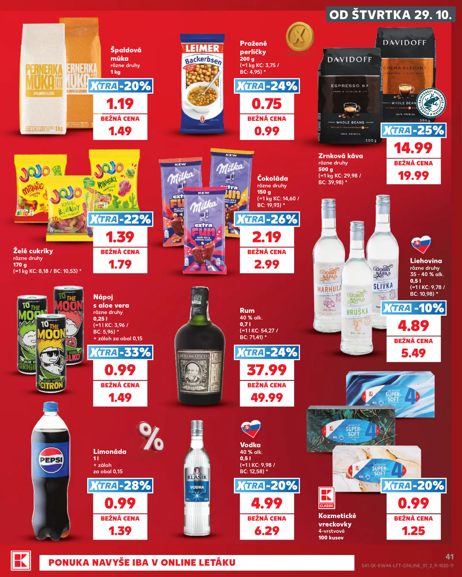 Kaufland Szlovákia KDZ, 41. oldal (okt. 29. – nov. 4.)