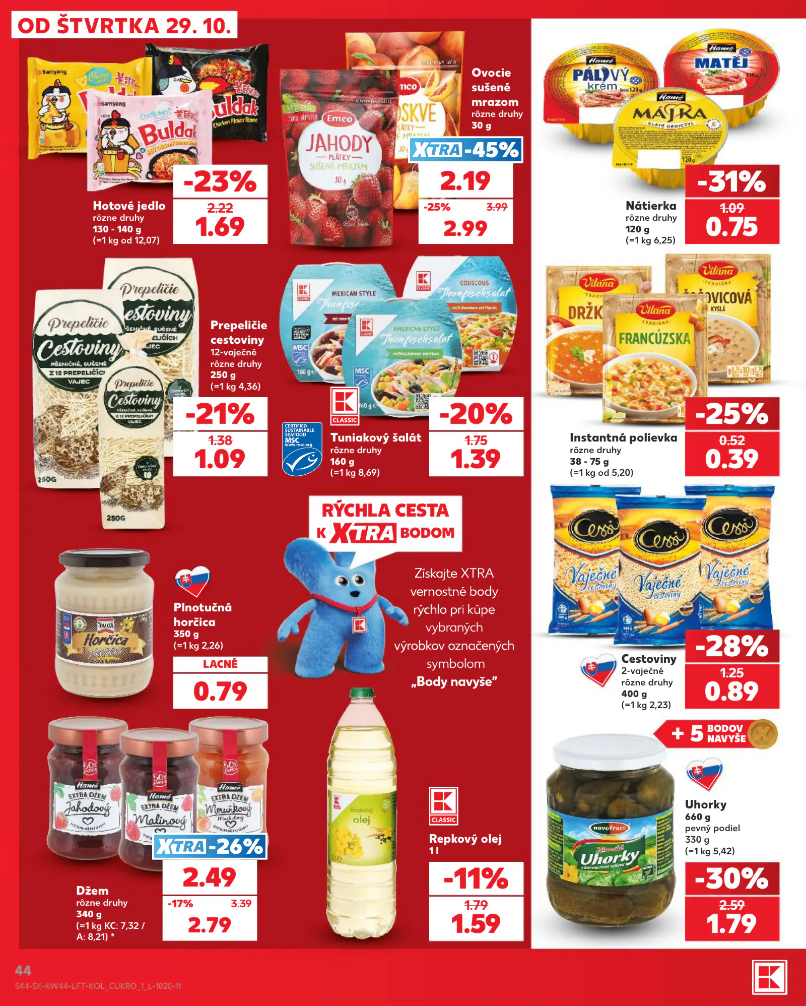 Kaufland Szlovákia KDZ, 44. oldal (okt. 29. – nov. 4.)