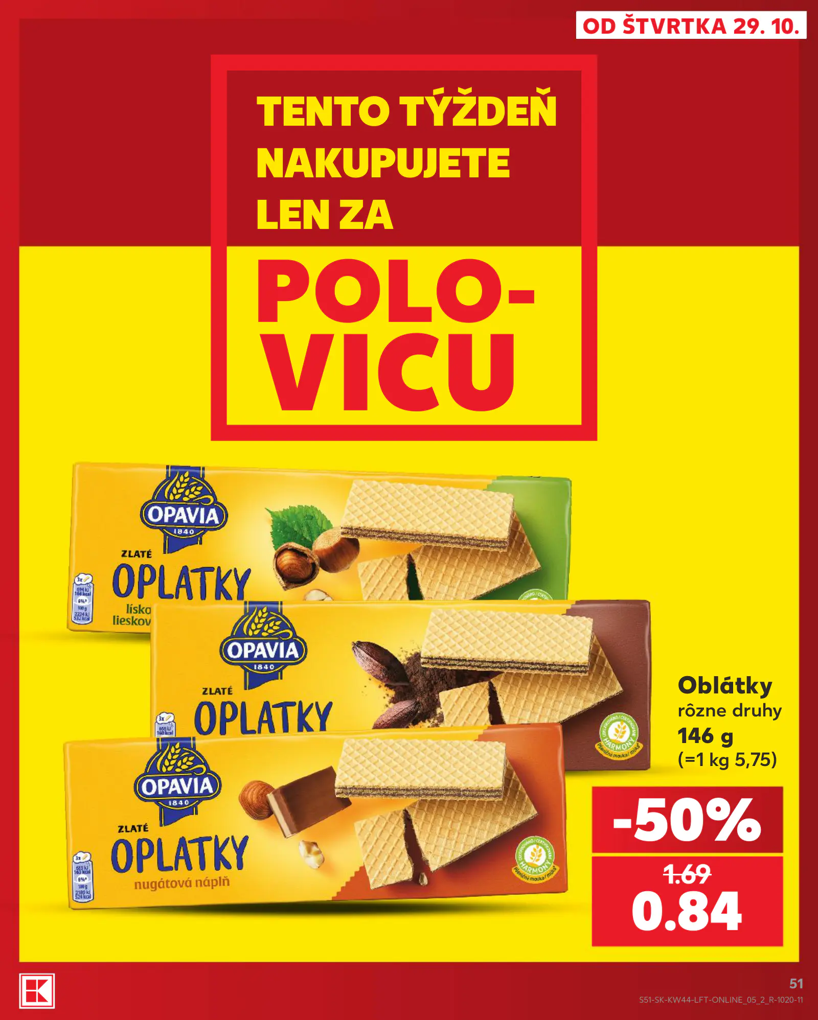Kaufland Szlovákia KDZ, 51. oldal (okt. 29. – nov. 4.)
