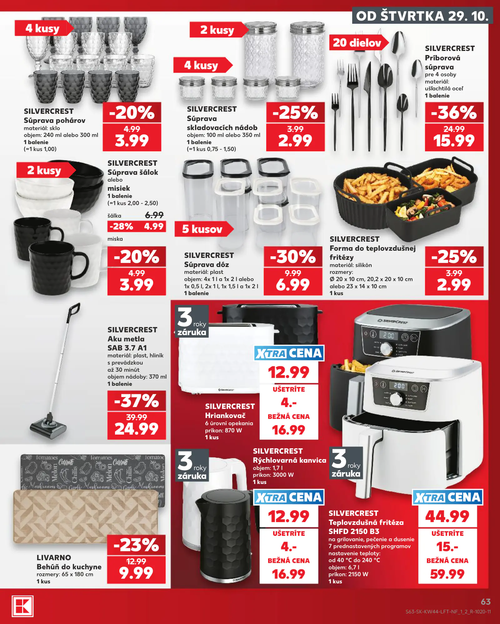 Kaufland Szlovákia KDZ, 63. oldal (okt. 29. – nov. 4.)