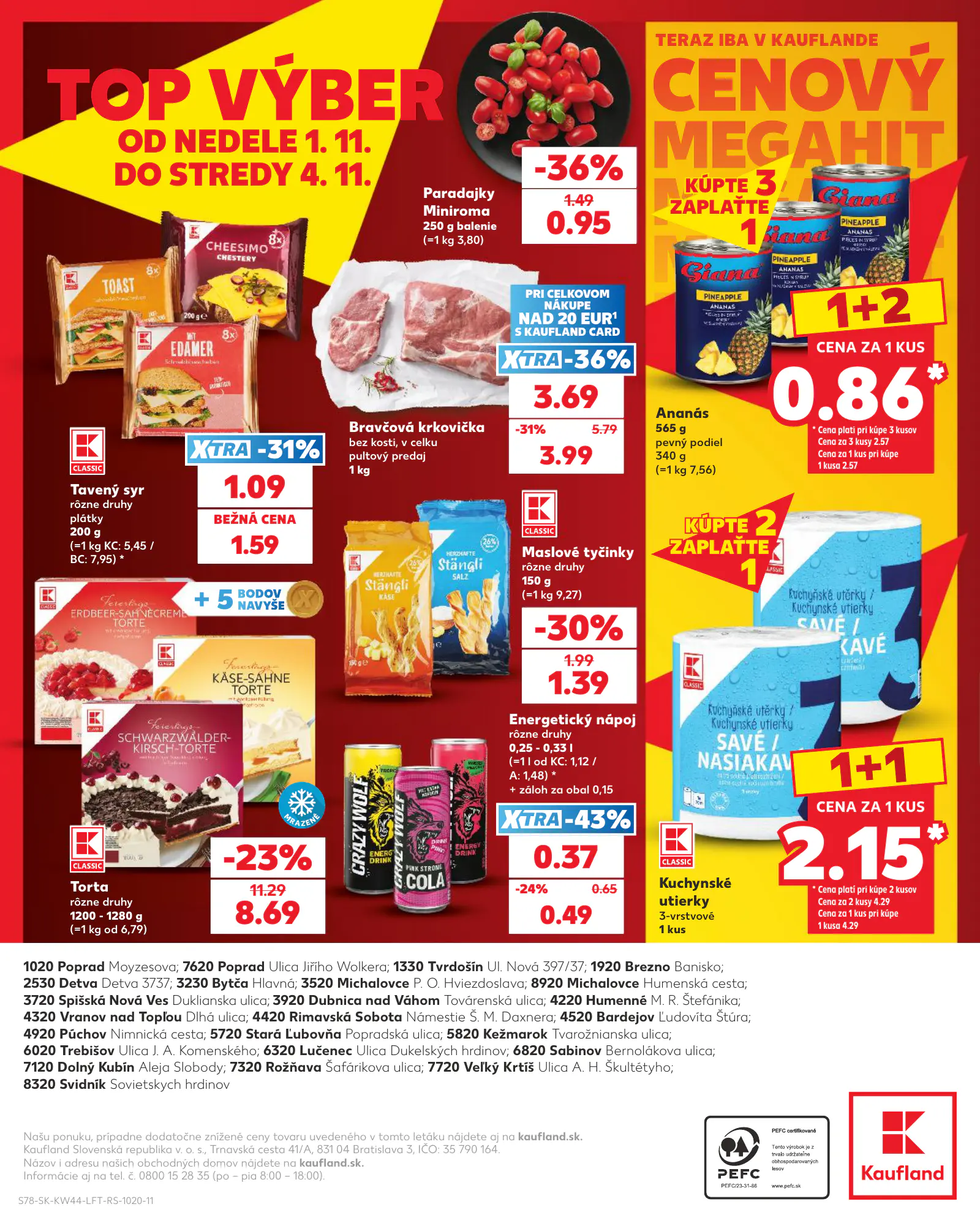 Kaufland Szlovákia KDZ, 78. oldal (okt. 29. – nov. 4.)