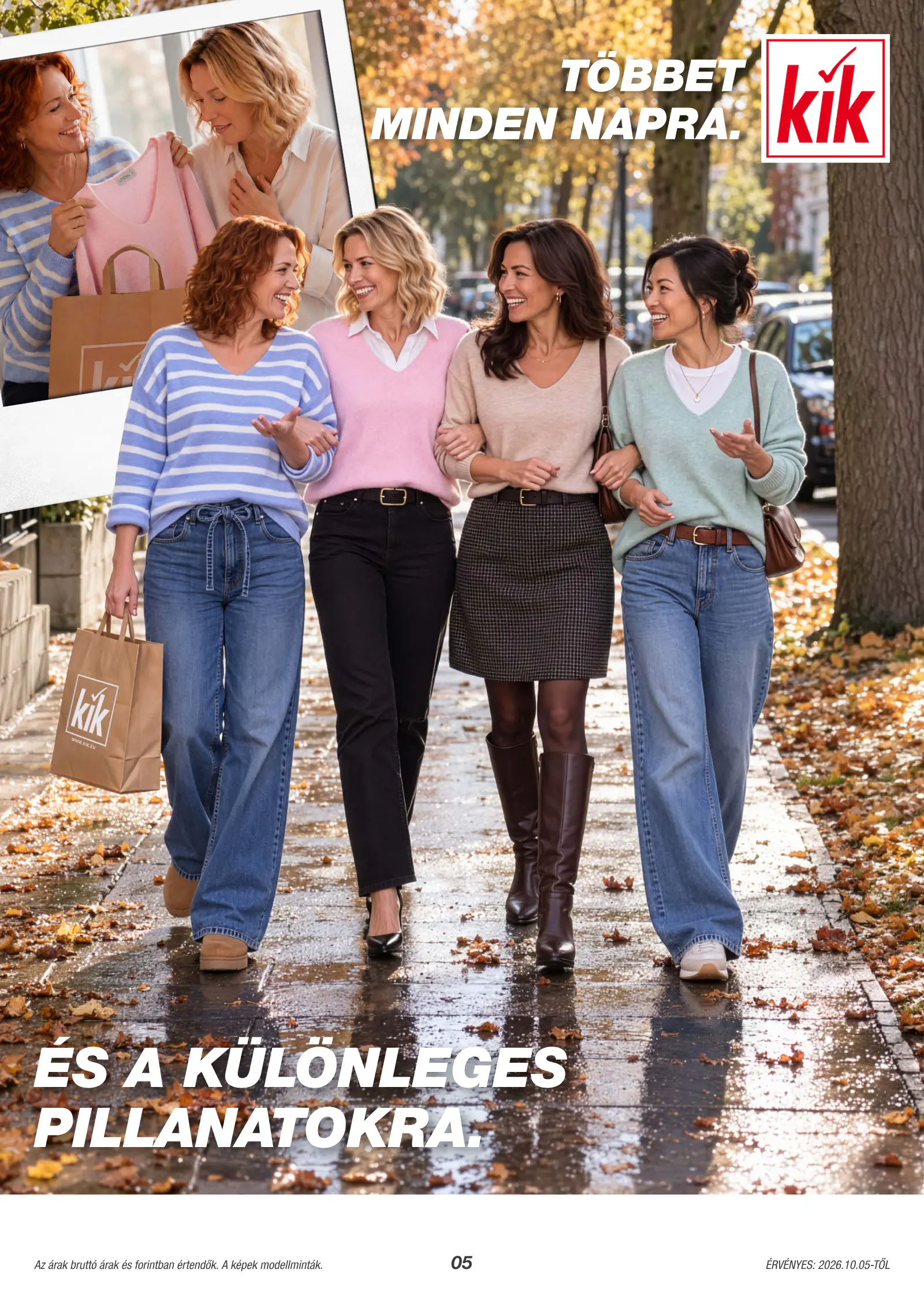Kik Textil akciós újság, 5. oldal (okt. 5-étől)