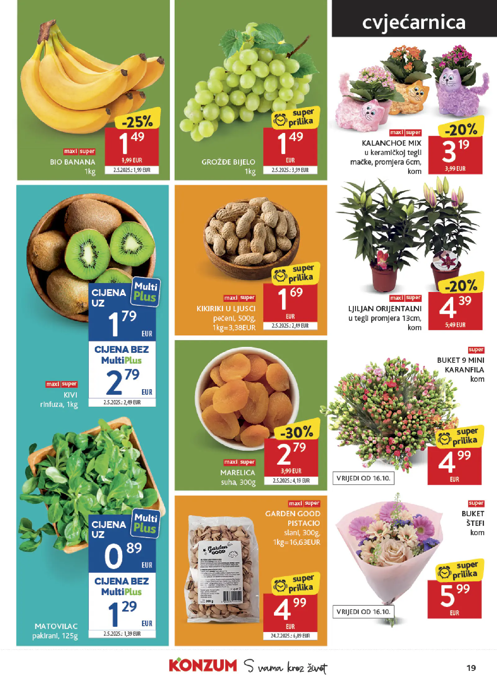 Konzum Horvátország Katalog, 19. oldal (okt. 14–20.)