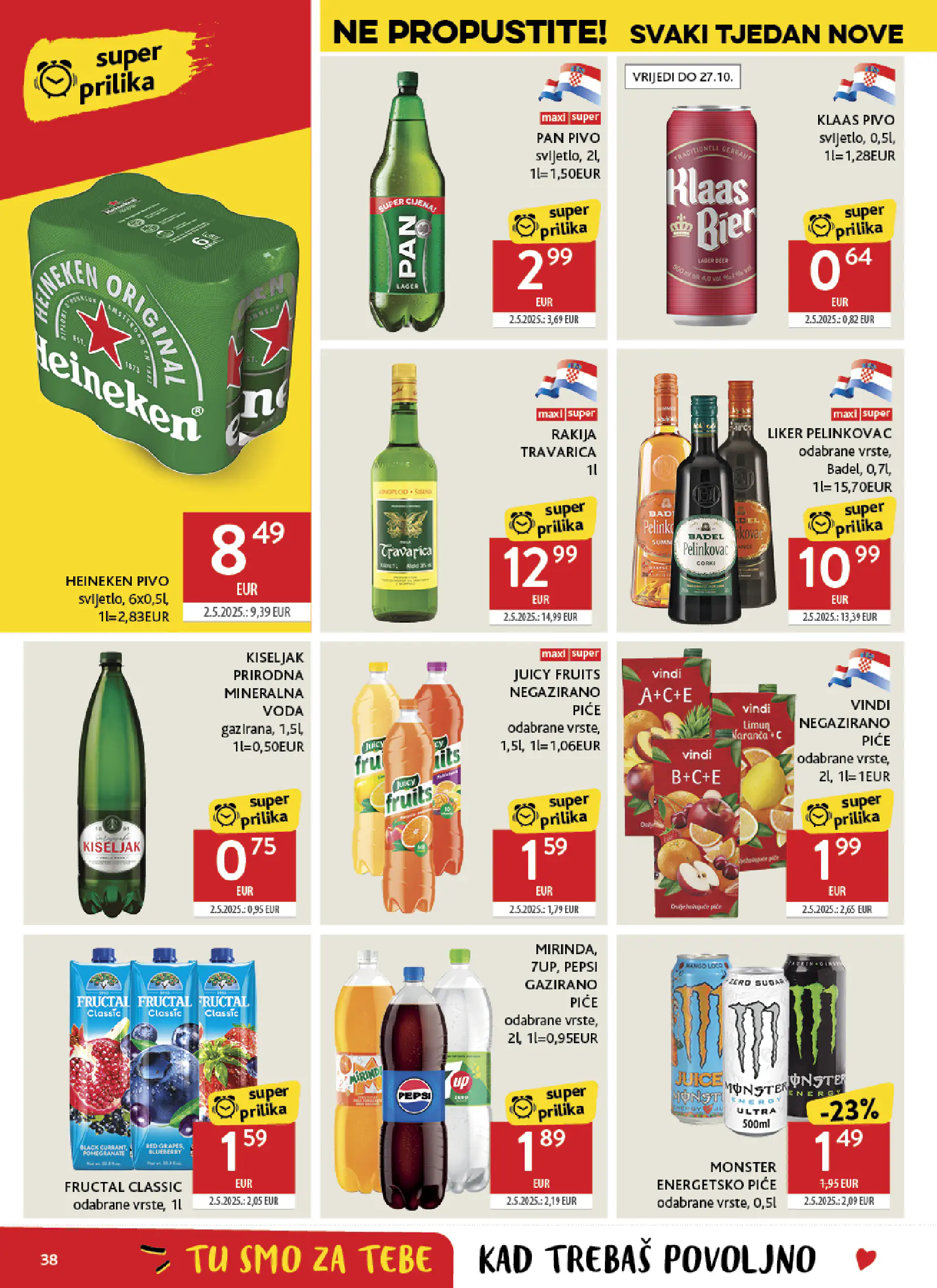 Konzum Horvátország Katalog, 38. oldal (okt. 14–20.)