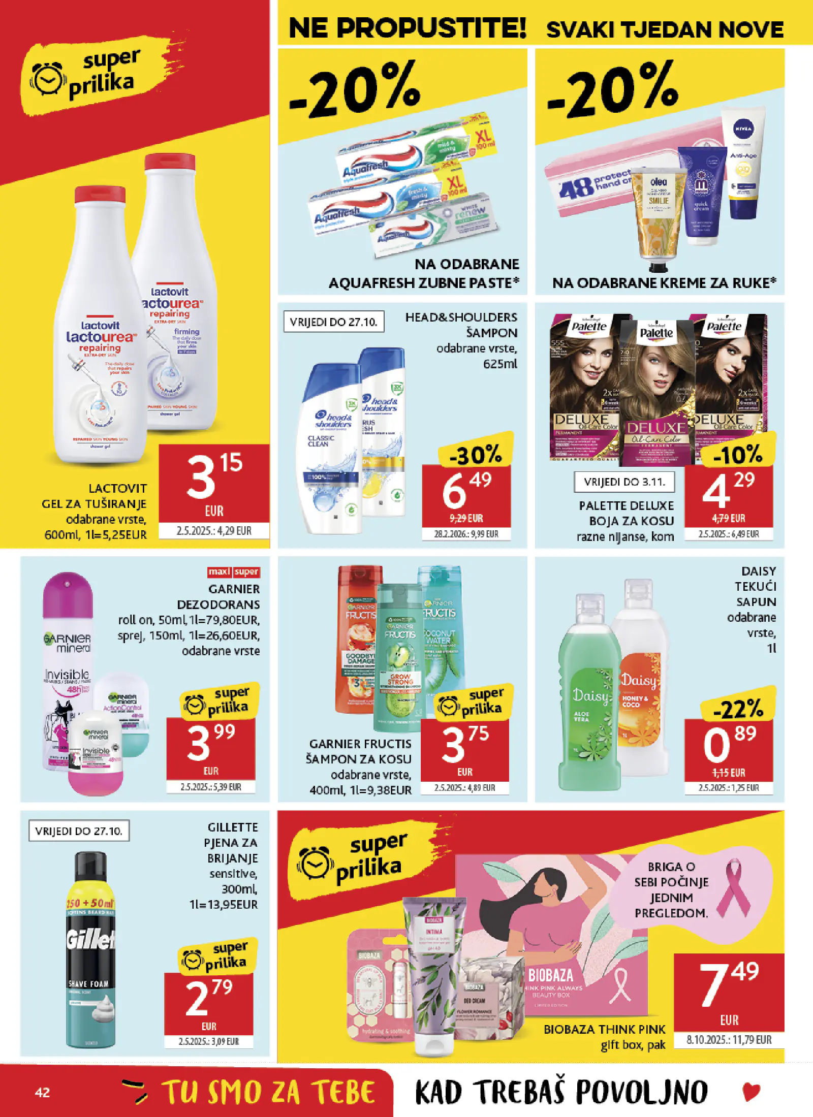 Konzum Horvátország Katalog, 42. oldal (okt. 14–20.)