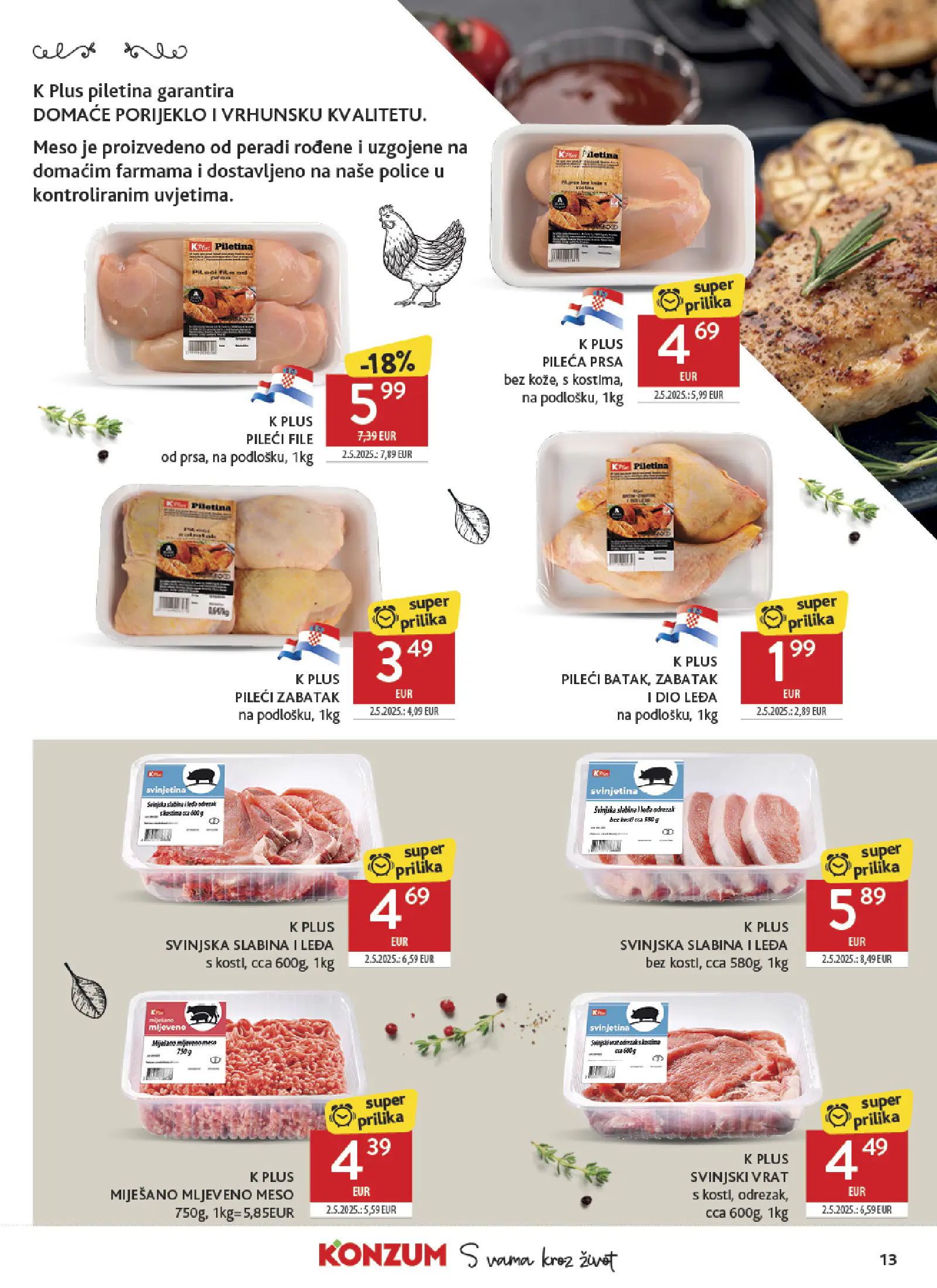 Konzum Horvátország Katalog, 13. oldal (okt. 14–20.)