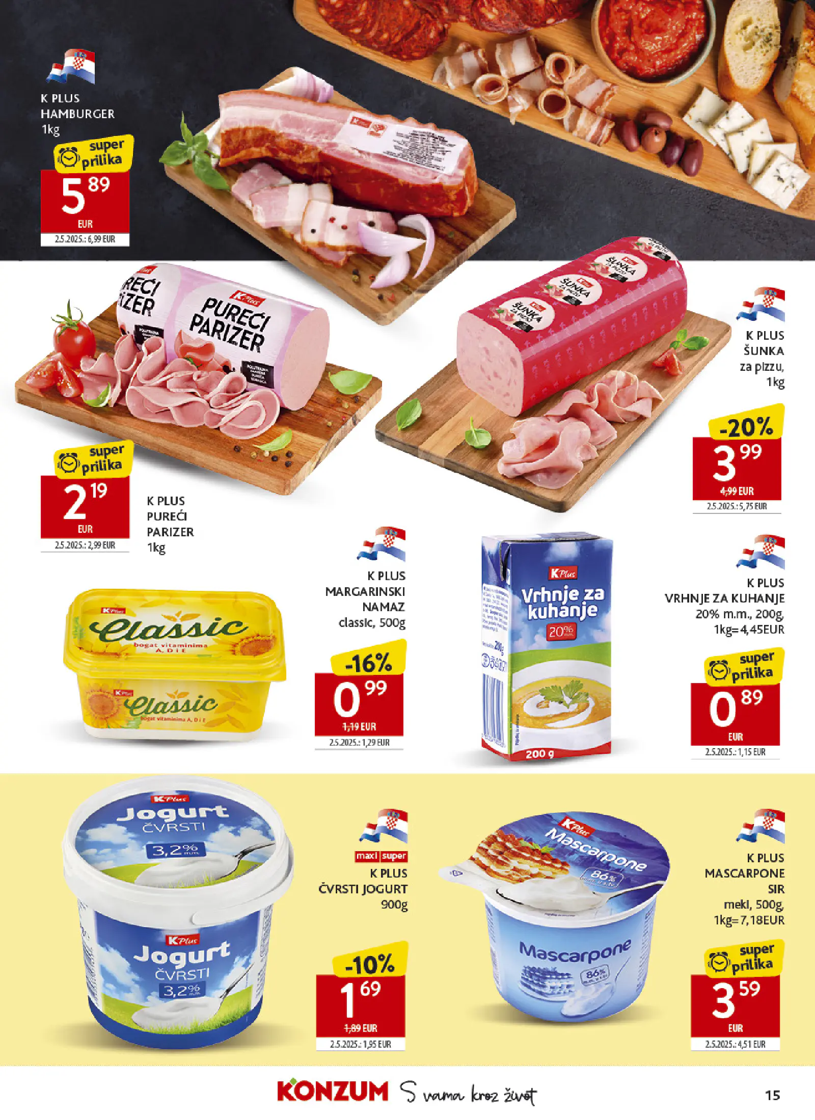 Konzum Horvátország Katalog, 15. oldal (okt. 14–20.)