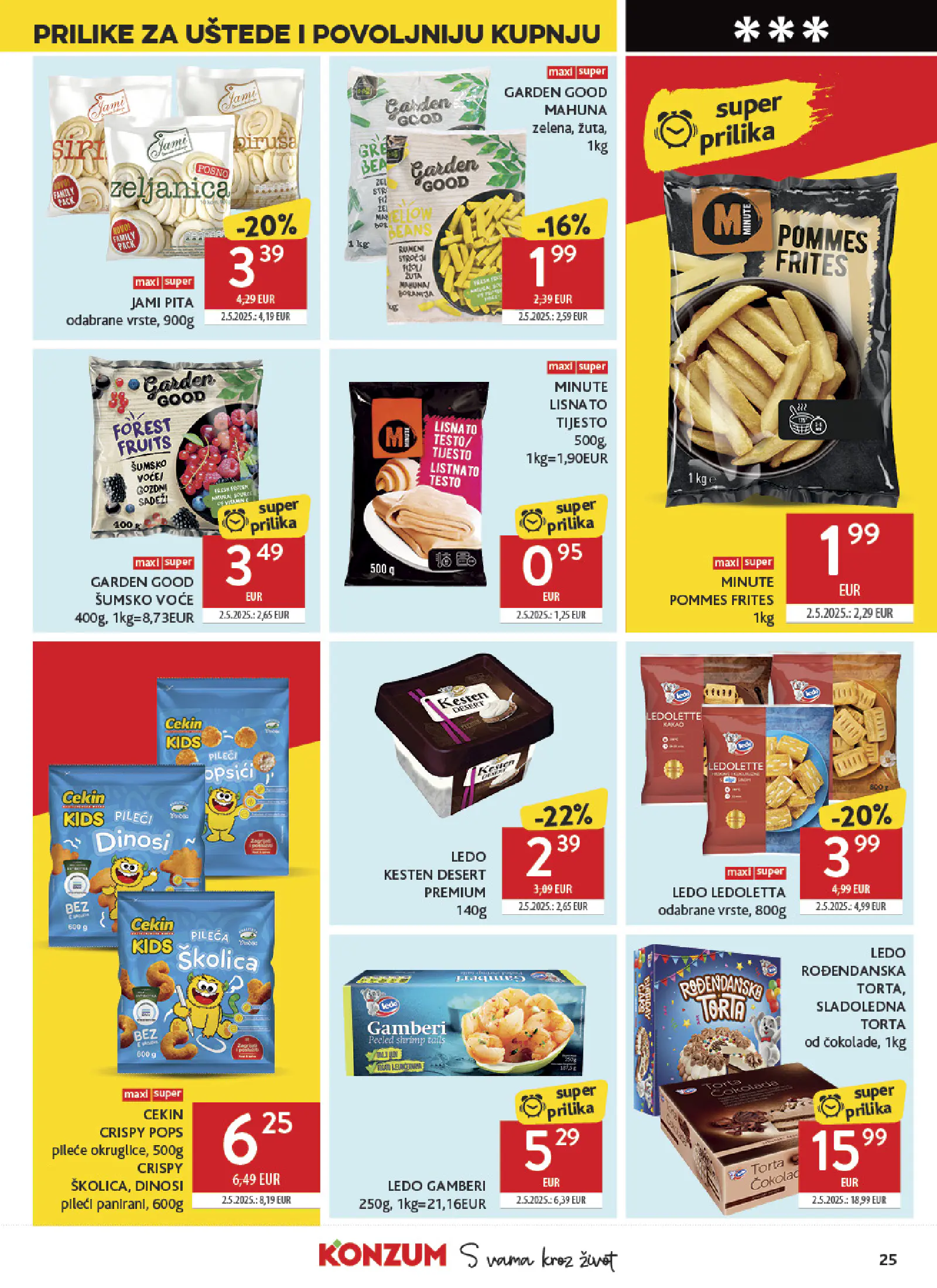 Konzum Horvátország Katalog, 25. oldal (okt. 14–20.)