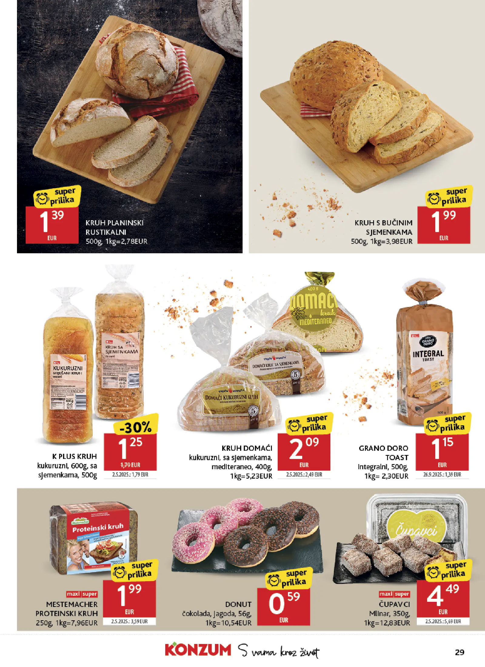 Konzum Horvátország Katalog, 29. oldal (okt. 14–20.)