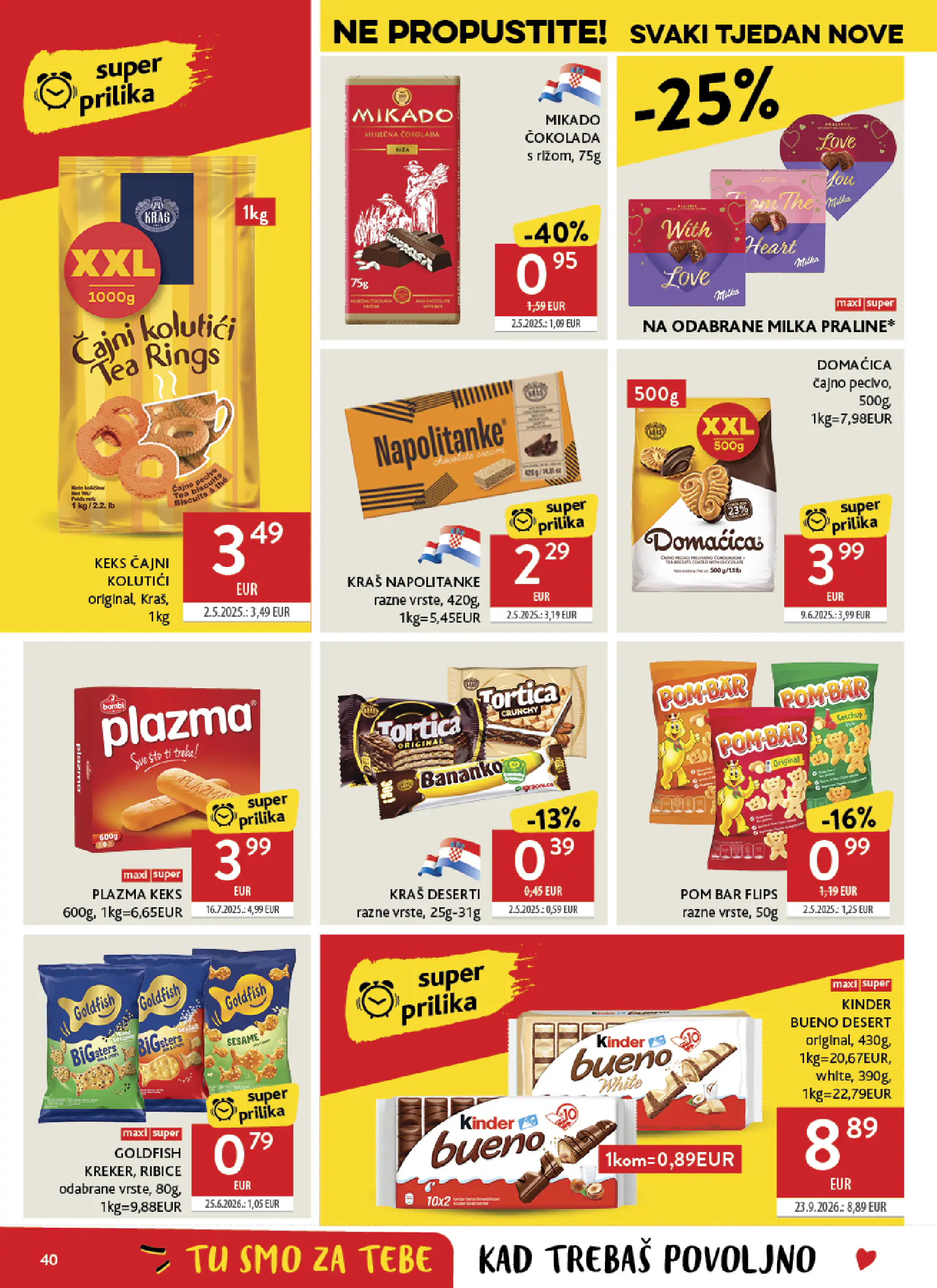 Konzum Horvátország Katalog, 40. oldal (okt. 14–20.)