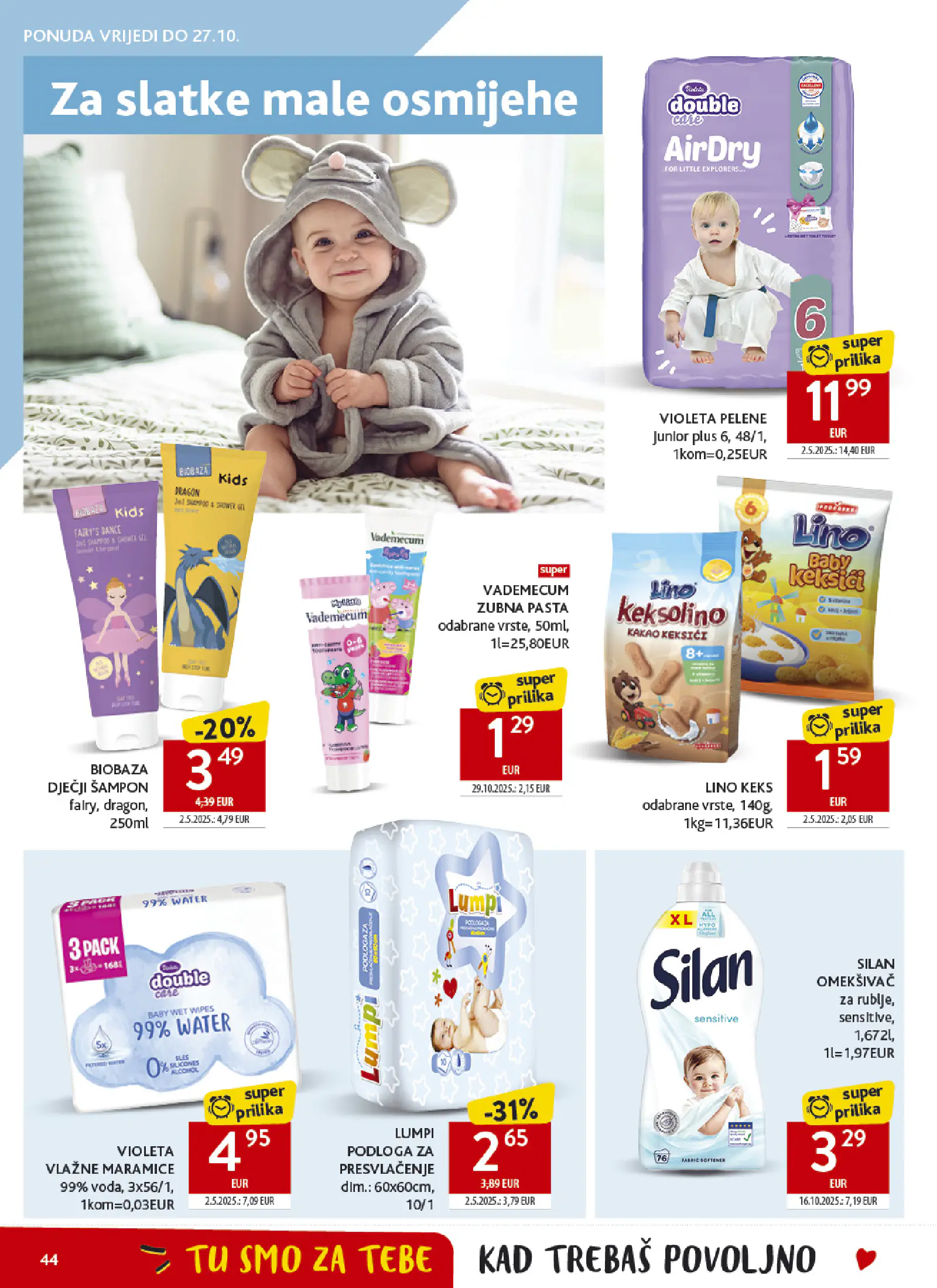 Konzum Horvátország Katalog, 44. oldal (okt. 14–20.)