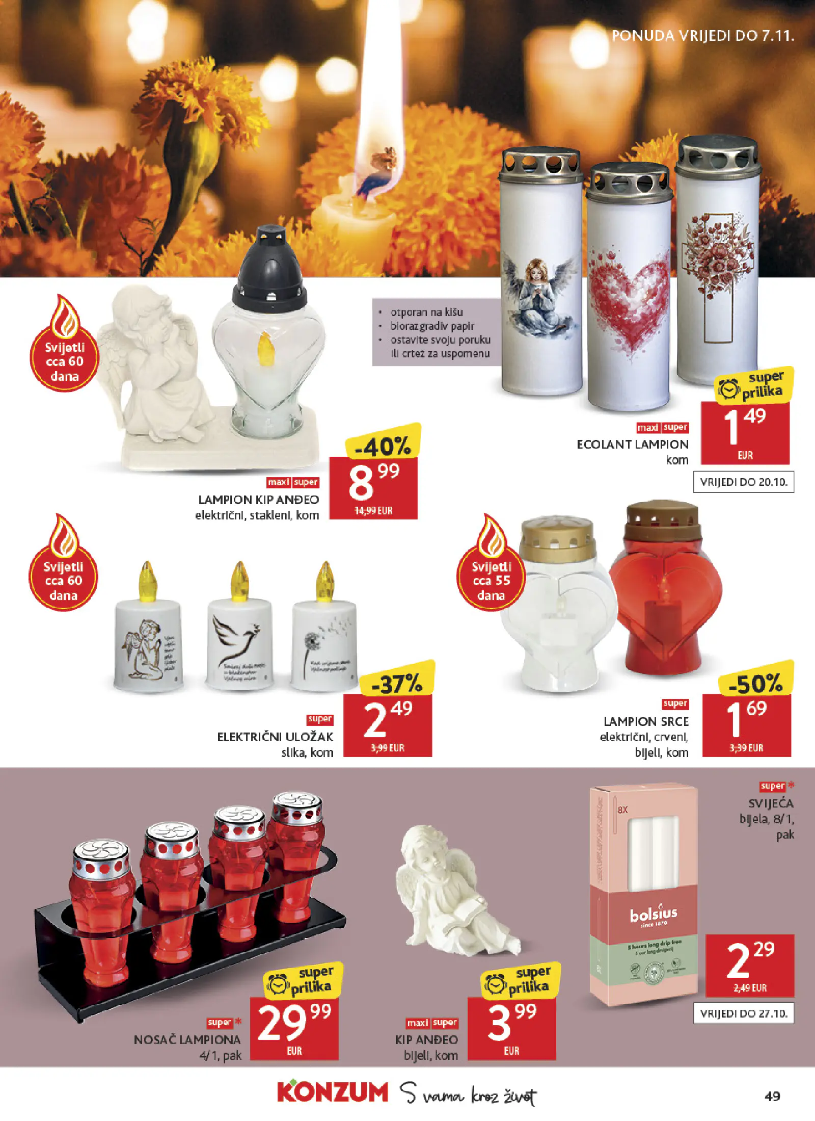 Konzum Horvátország Katalog, 49. oldal (okt. 14–20.)