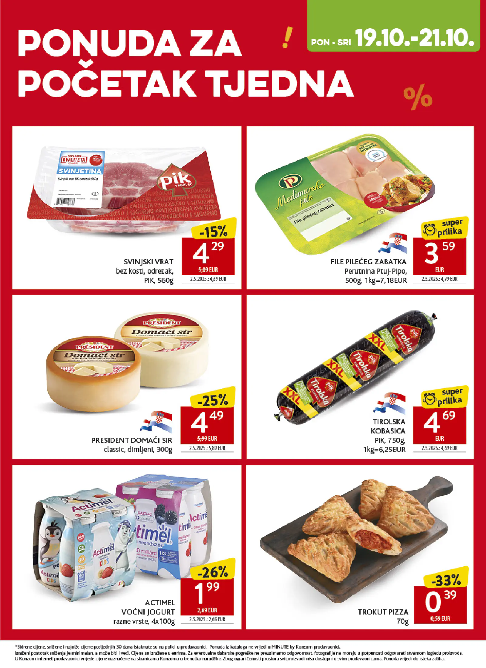 Konzum Horvátország Katalog, 56. oldal (okt. 14–20.)