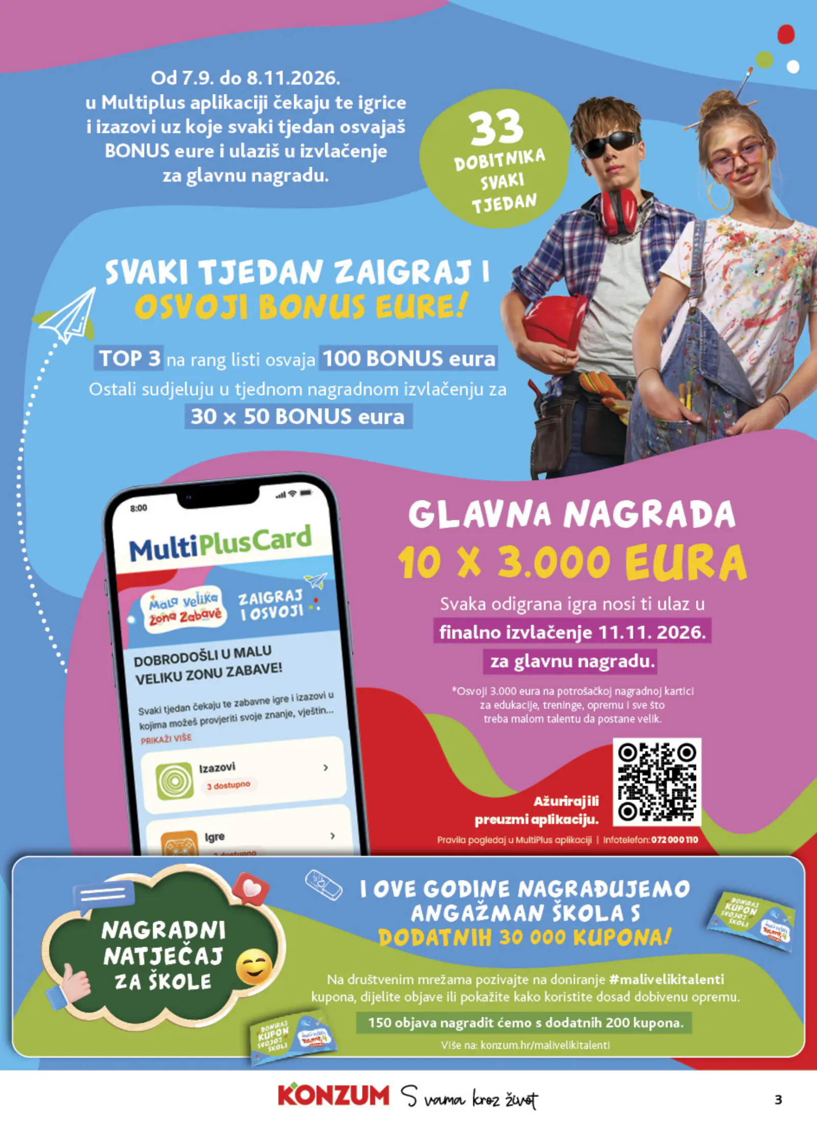 Konzum Horvátország Katalog, 3. oldal (okt. 21–27.)